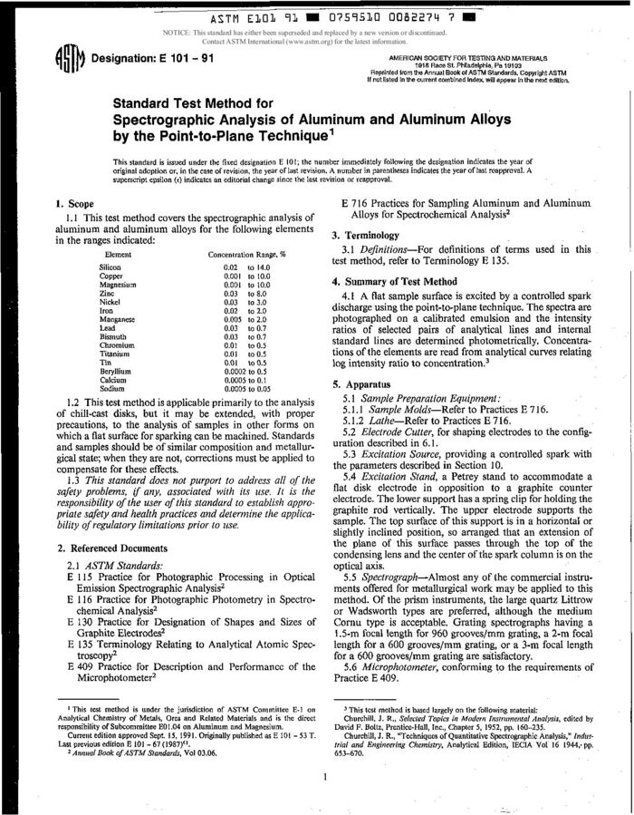 ASTM E101-91封面图