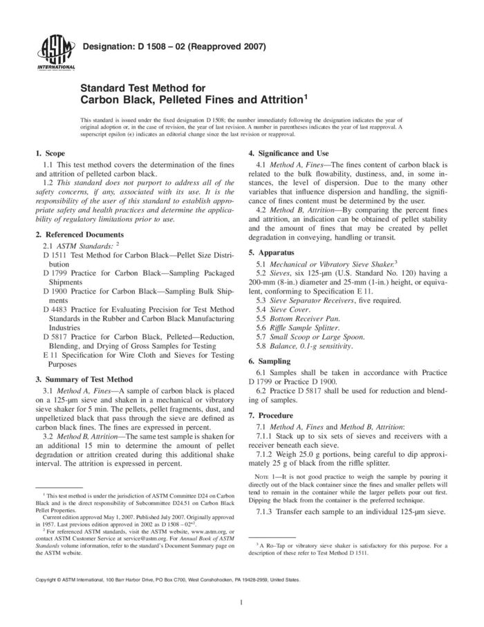 ASTM D1508-02(2007)封面图