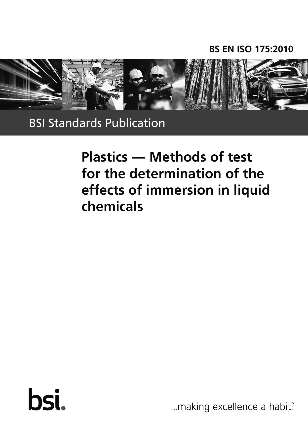 BS EN ISO 175:2010封面图