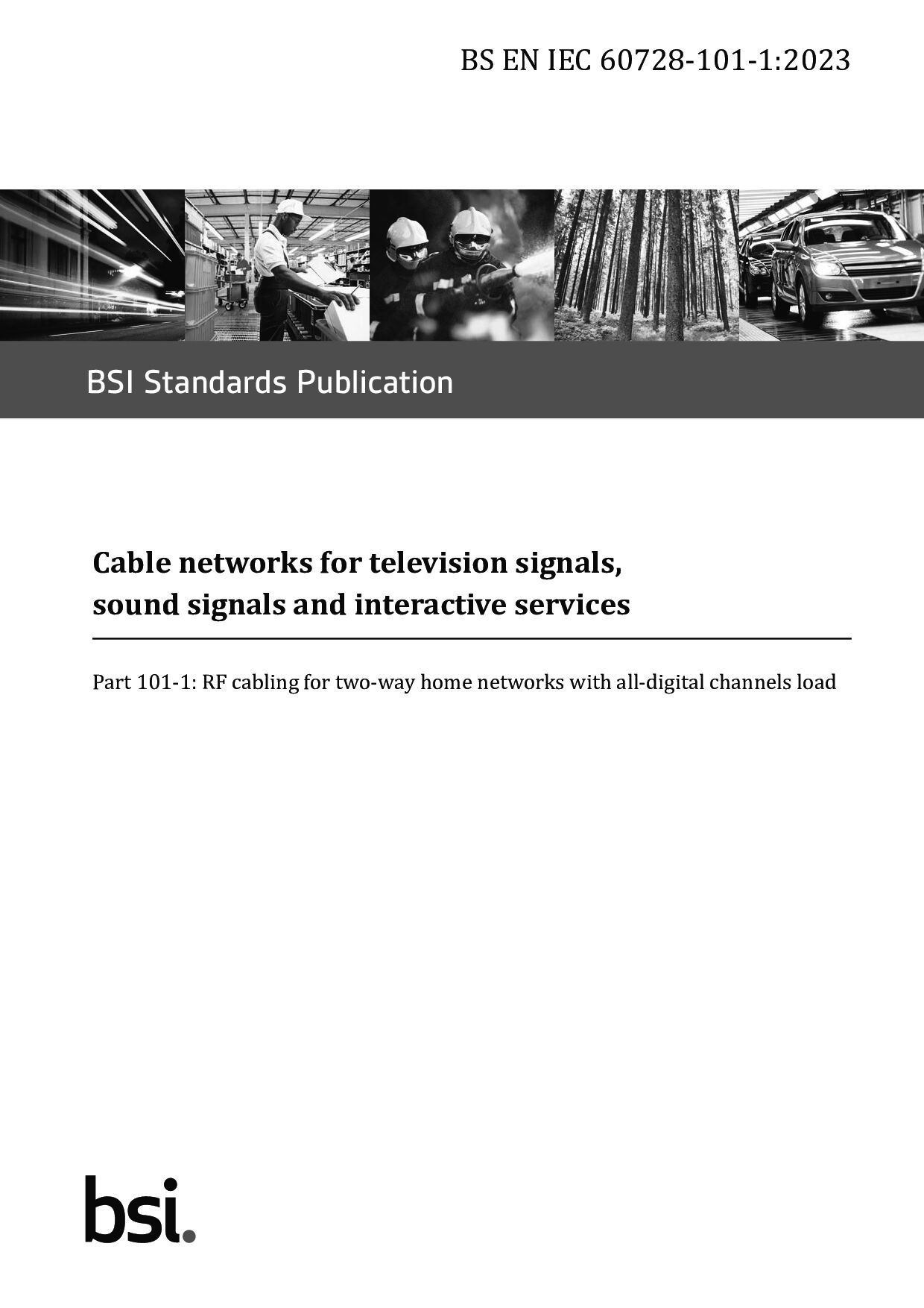BS EN IEC 60728-101-1:2023封面图