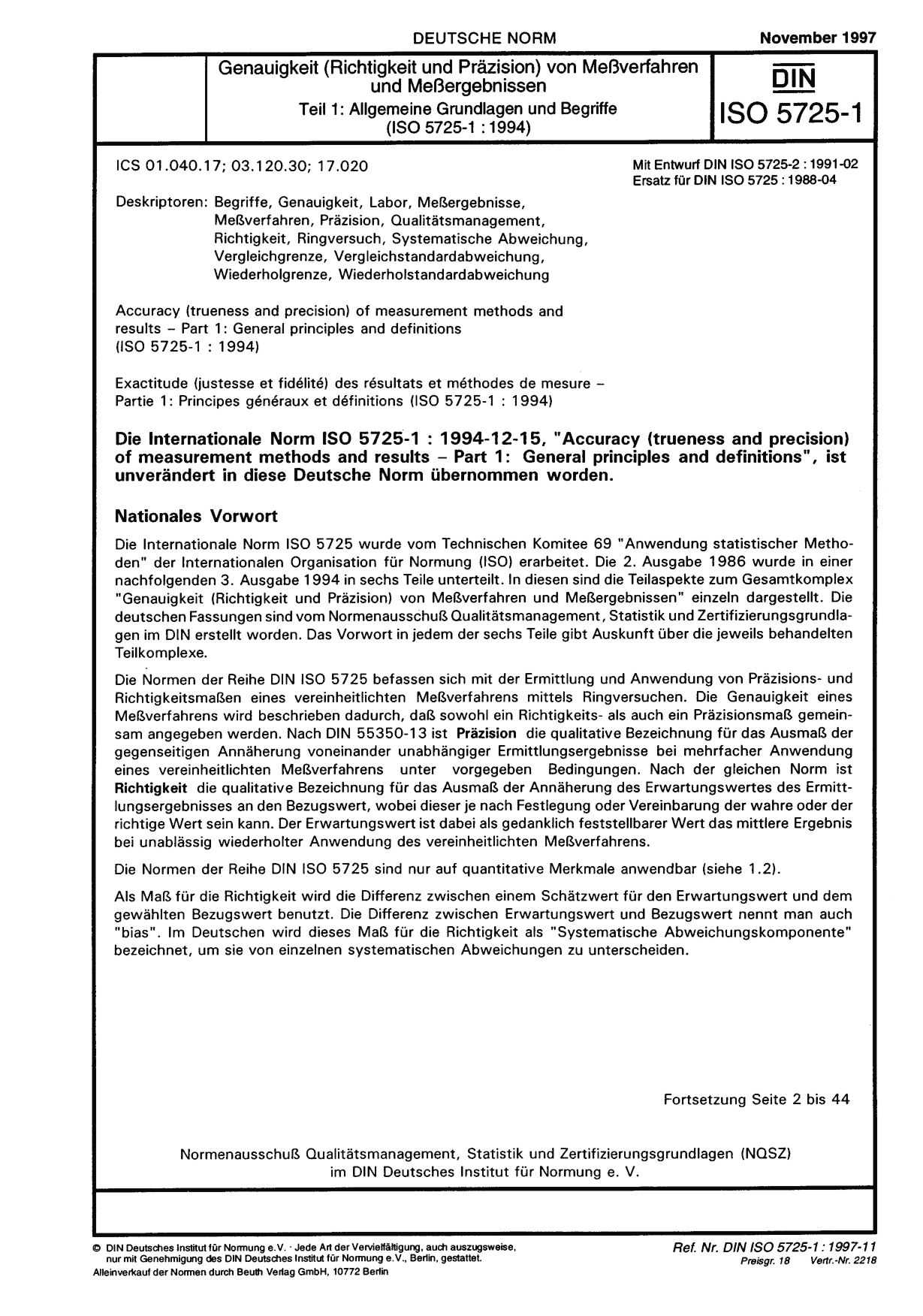 DIN ISO 5725-1:1997封面图