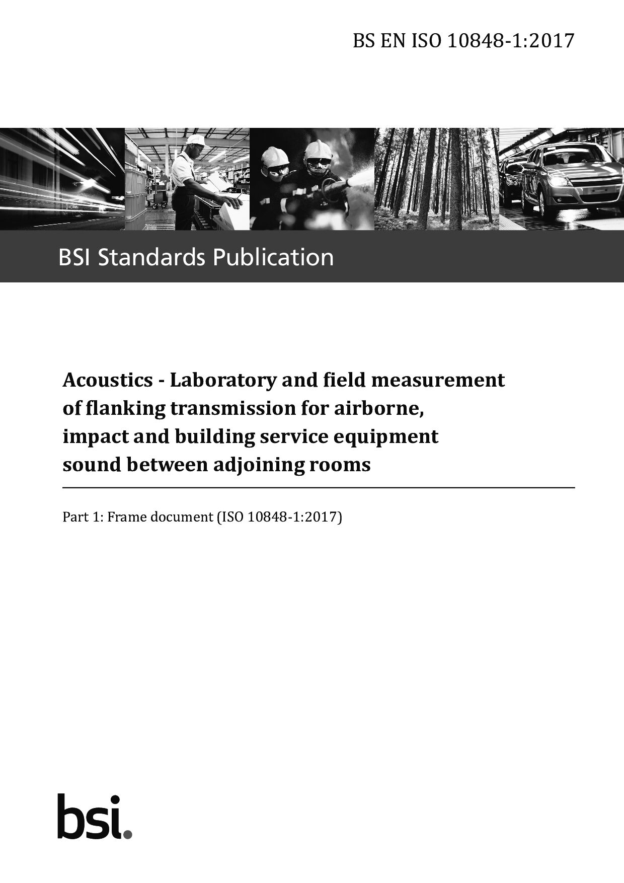 BS EN ISO 10848-1:2017封面图