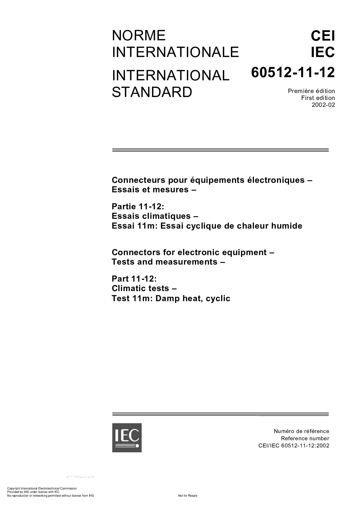 IEC 60512-11-12:2002封面图