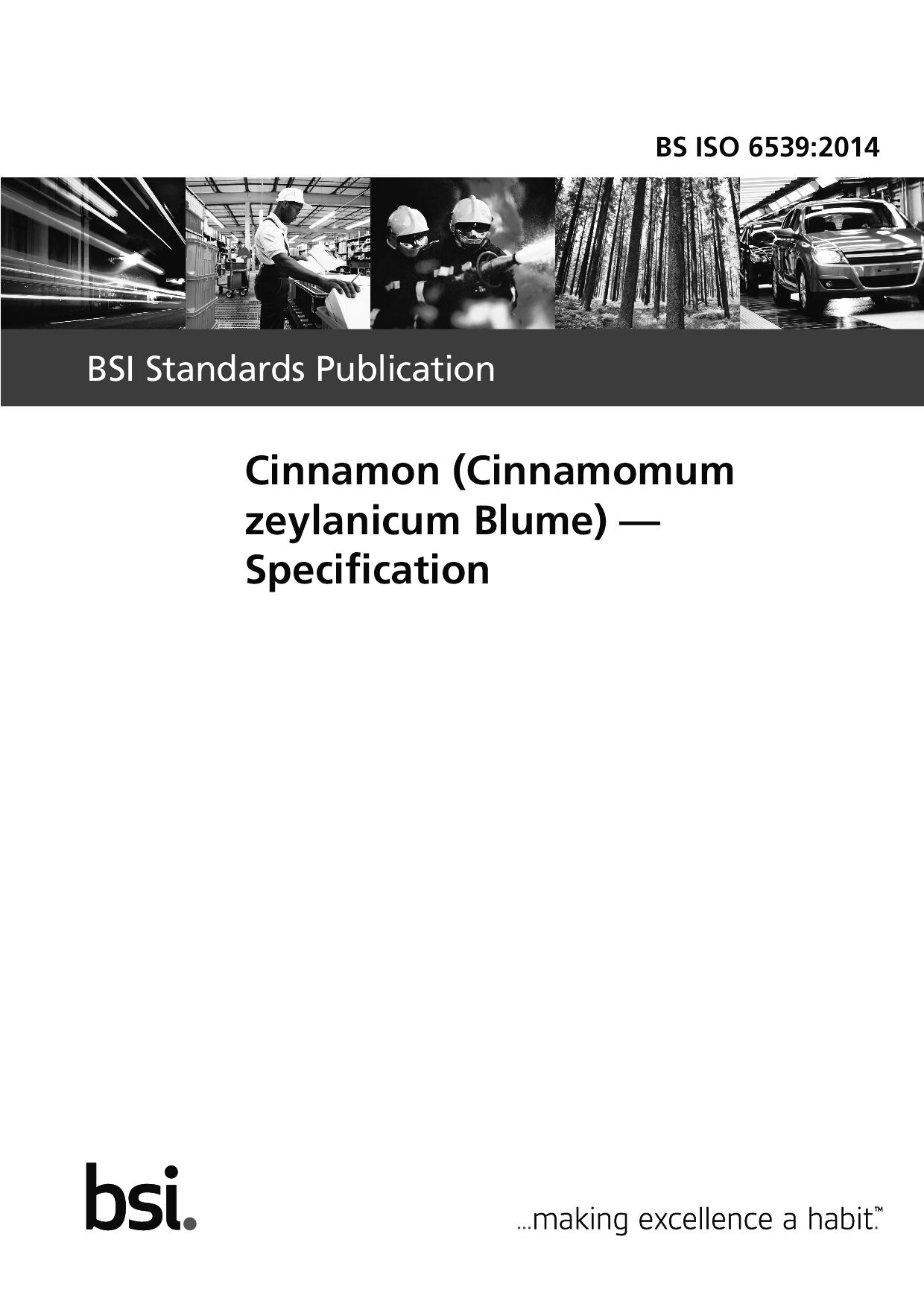 BS ISO 6539:2014封面图