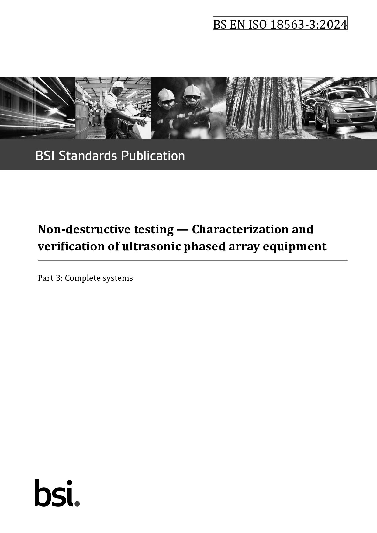 BS EN ISO 18563-3:2024