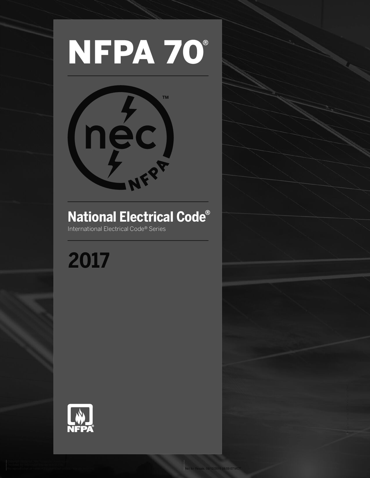 NFPA 70-2017封面图