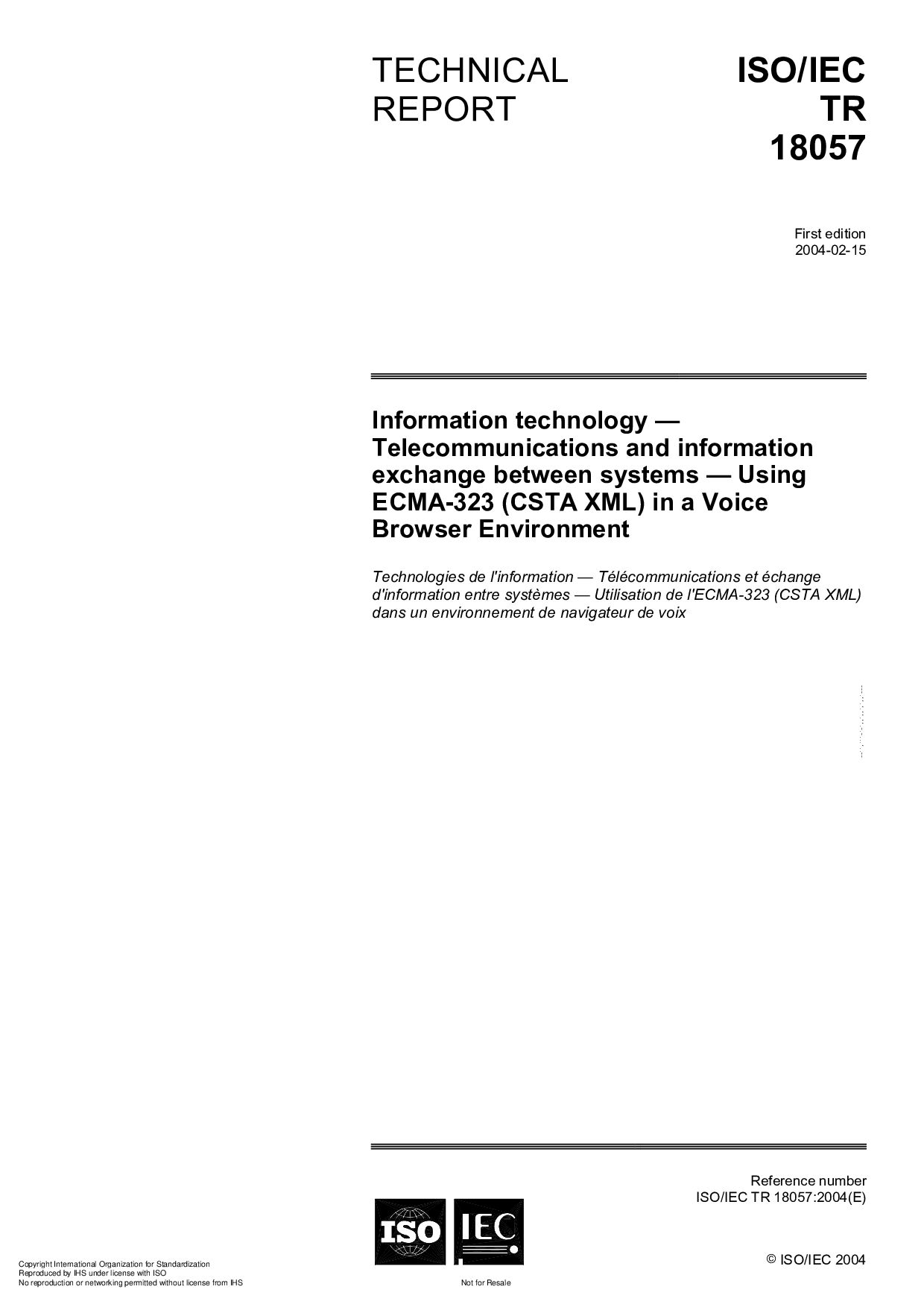 ISO/IEC TR 18057:2004封面图