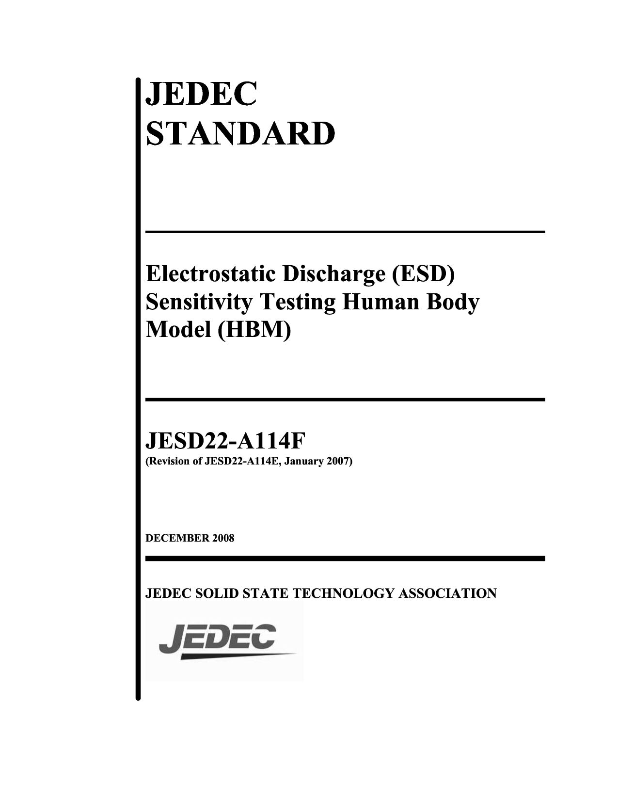 JEDEC JESD22-A114F-2008封面图
