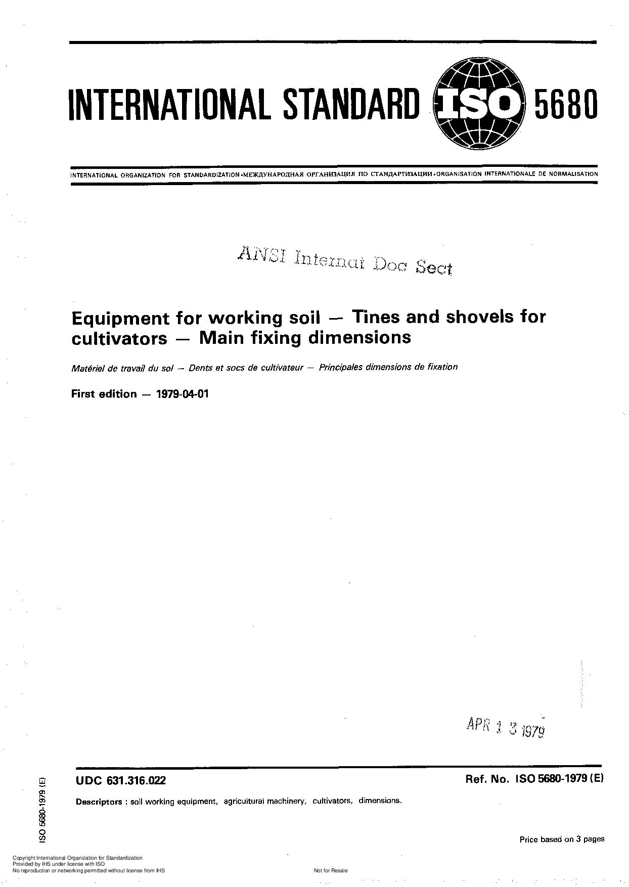 ISO 5680:1979封面图