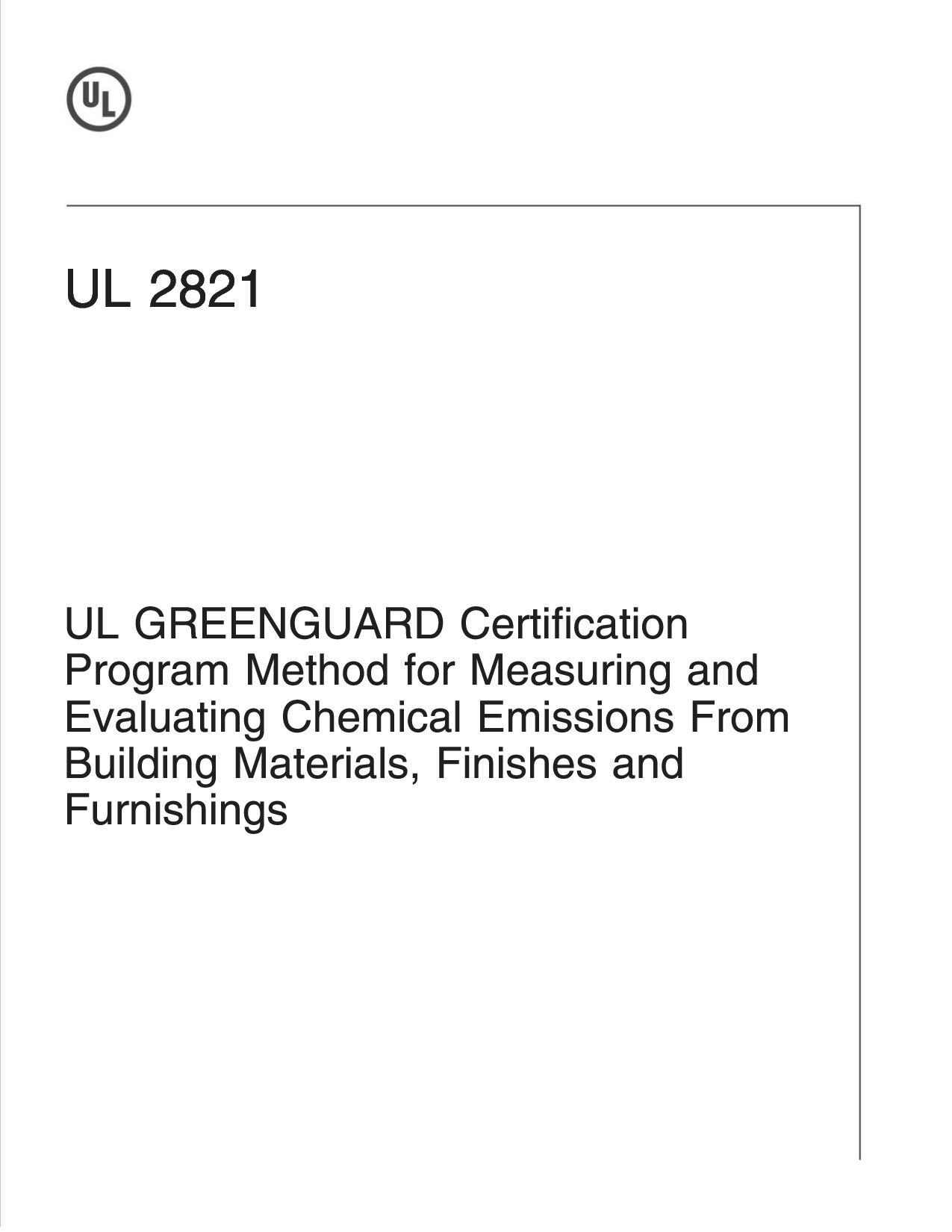 UL 2821-2022封面图