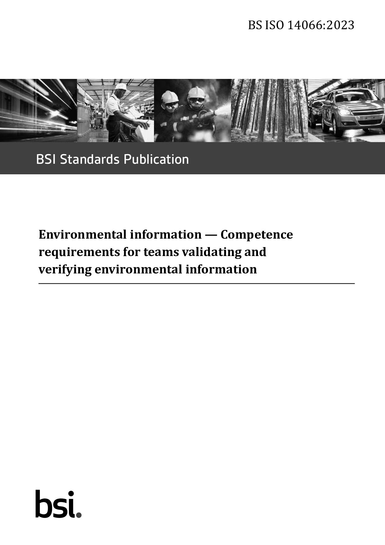 BS ISO 14066:2023封面图