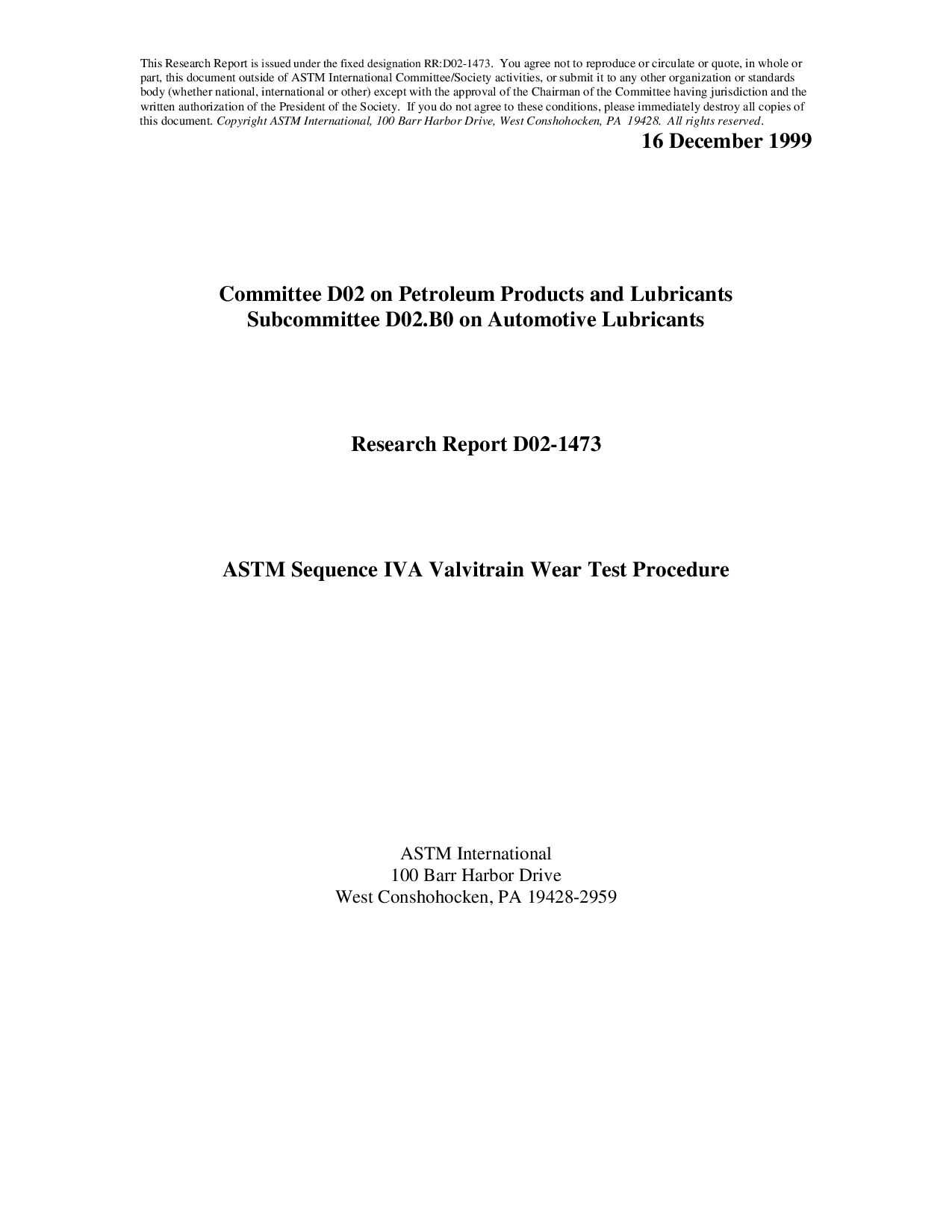 ASTM RR-D02-1473 1999封面图