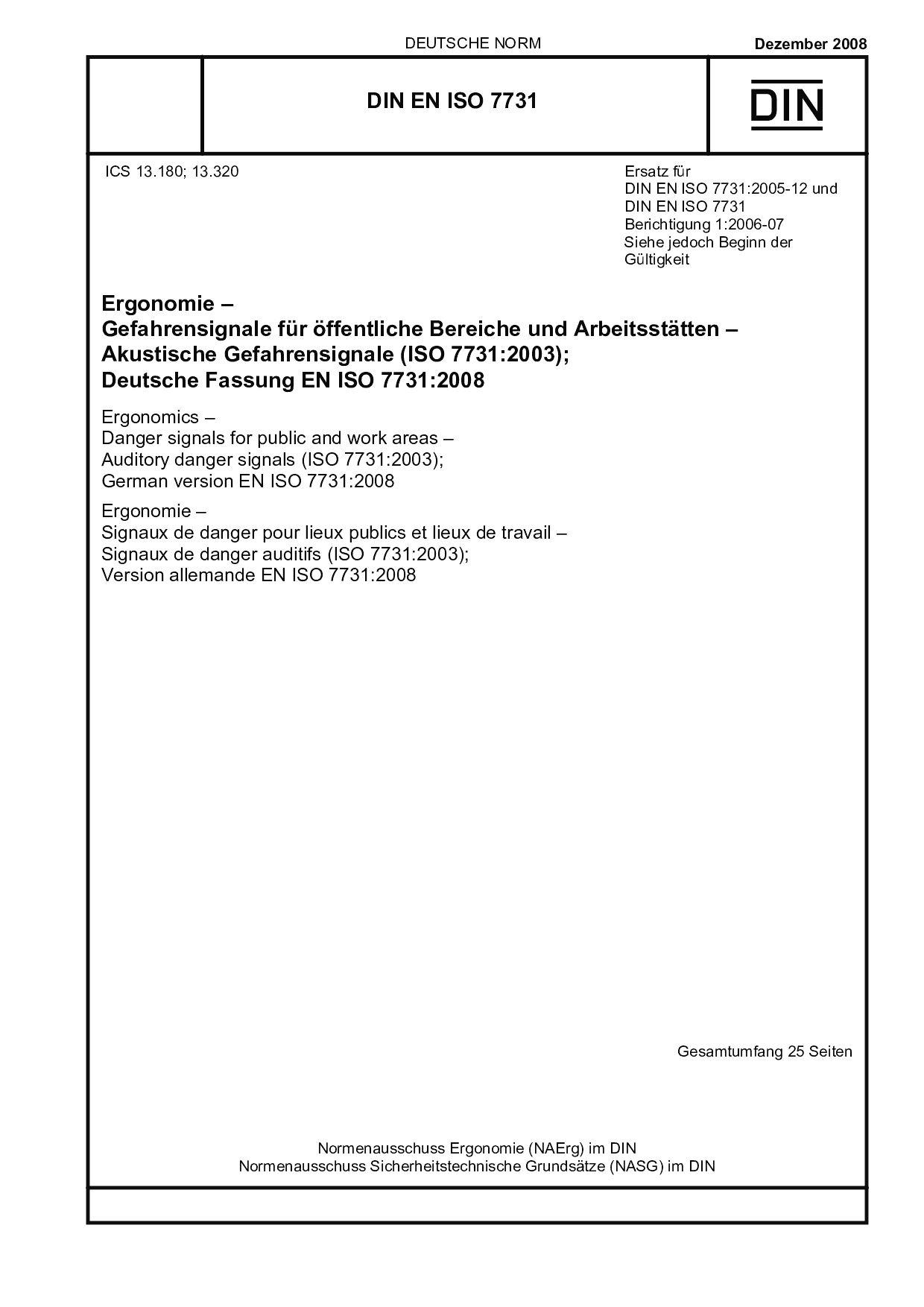 DIN EN ISO 7731:2008封面图