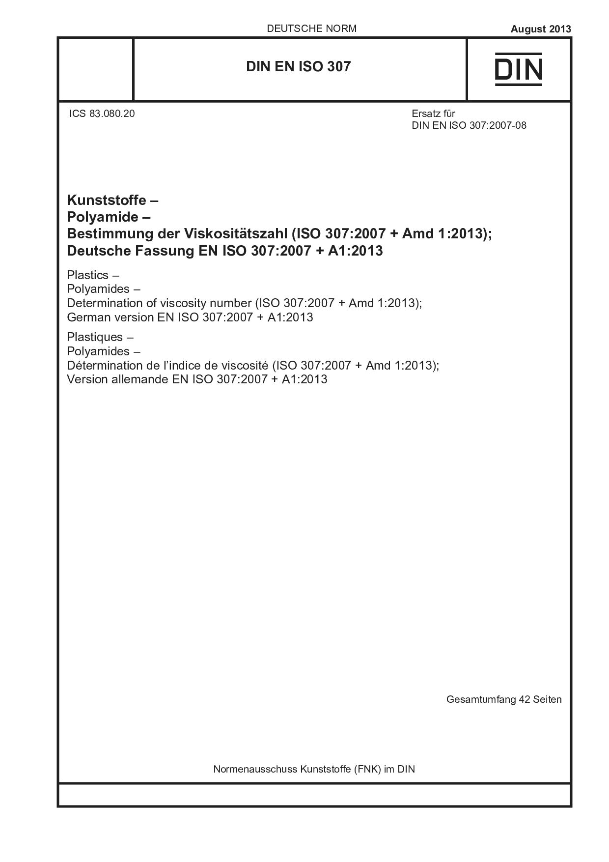 DIN EN ISO 307:2013封面图