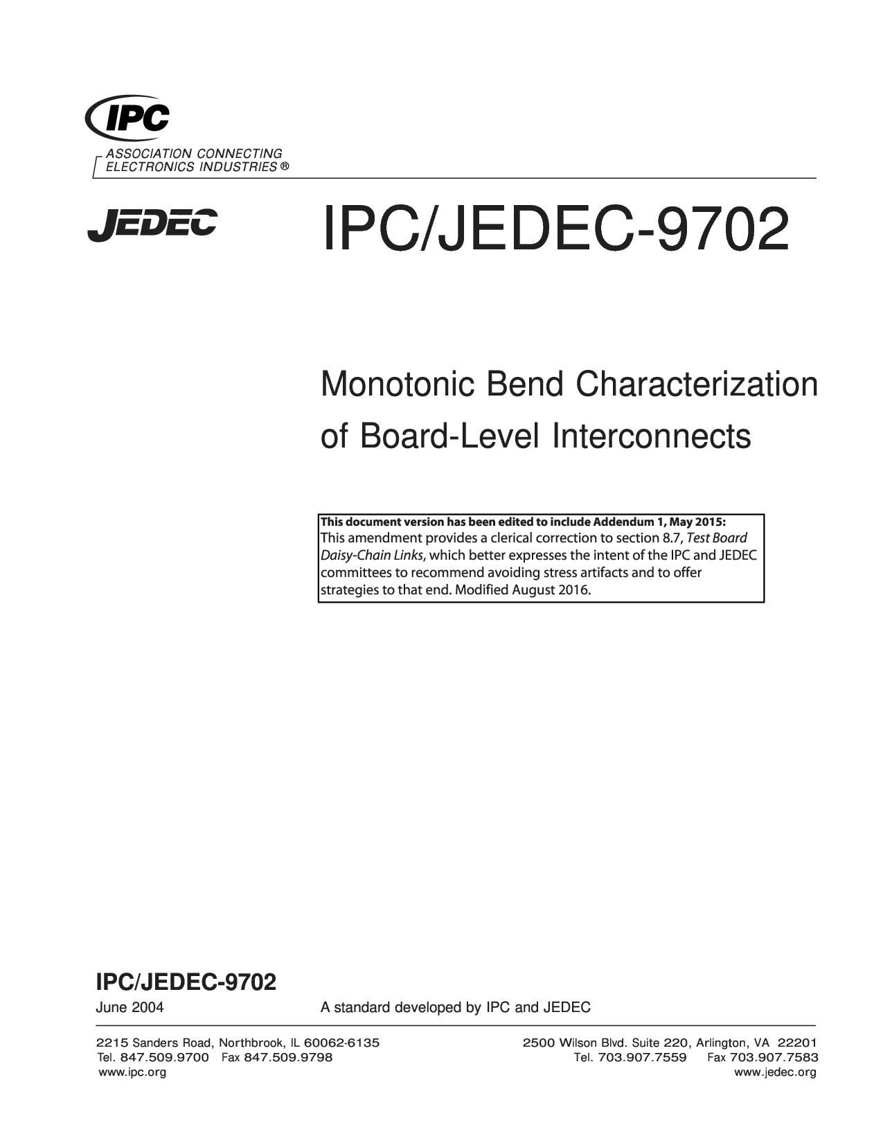 IPC JEDEC-9702-2004(2016)