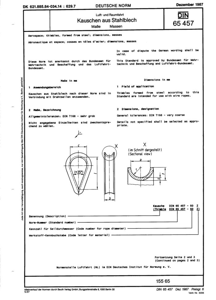 DIN 65457:1987封面图