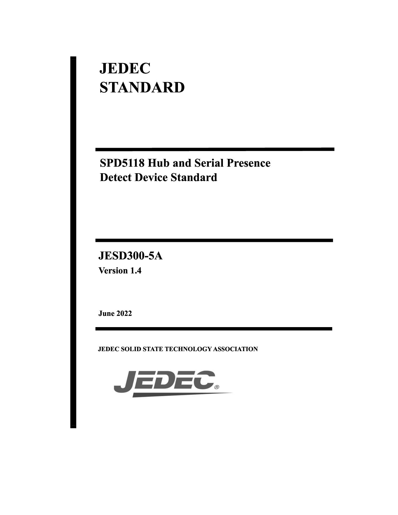 JEDEC JESD300-5A-2022封面图