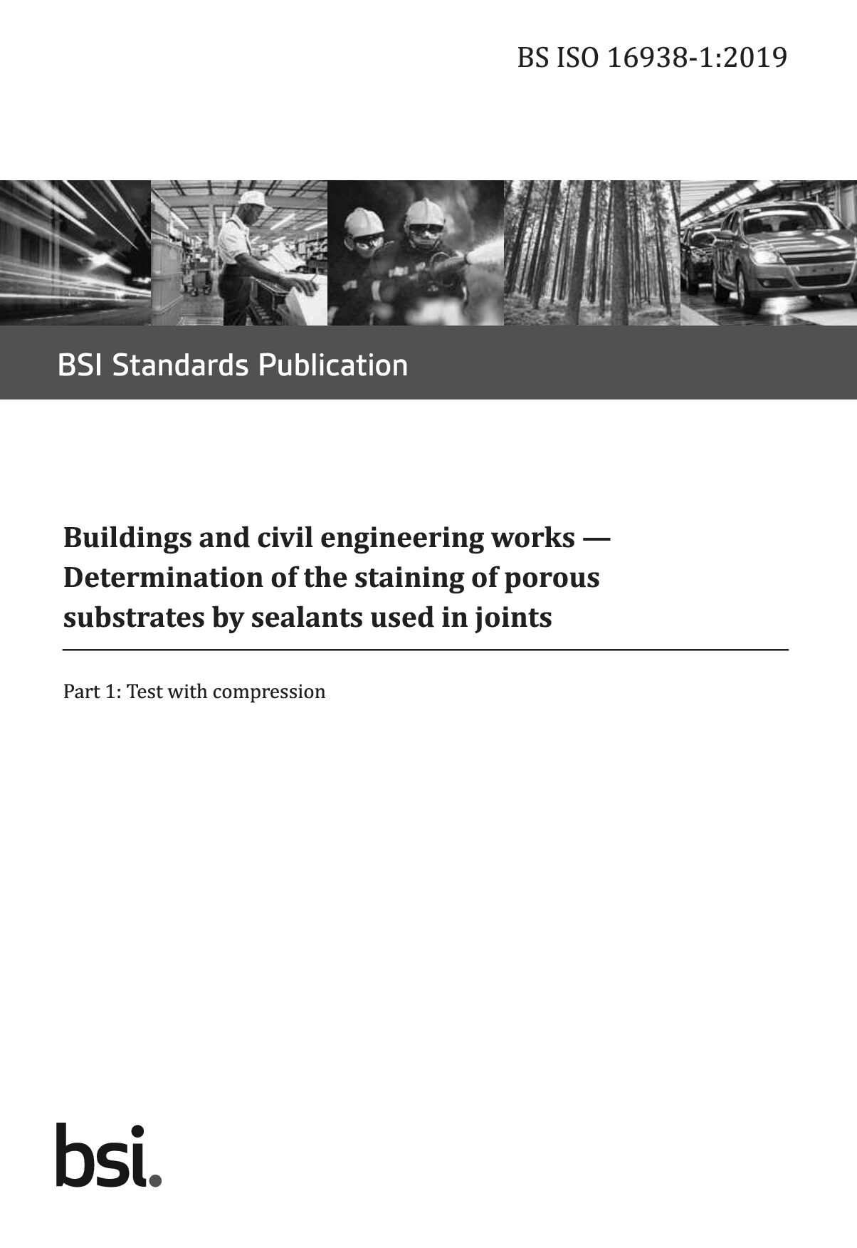 BS ISO 16938-1:2019封面图