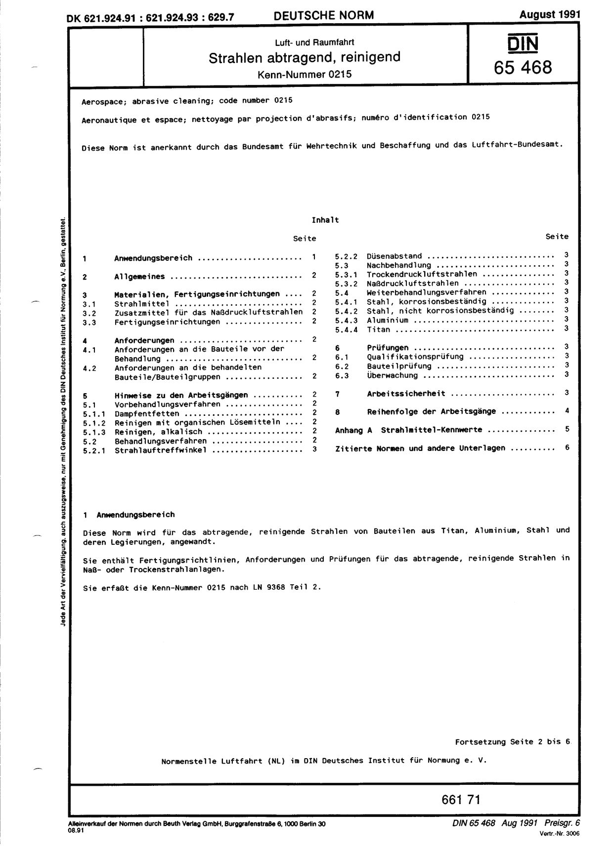 DIN 65468:1991封面图