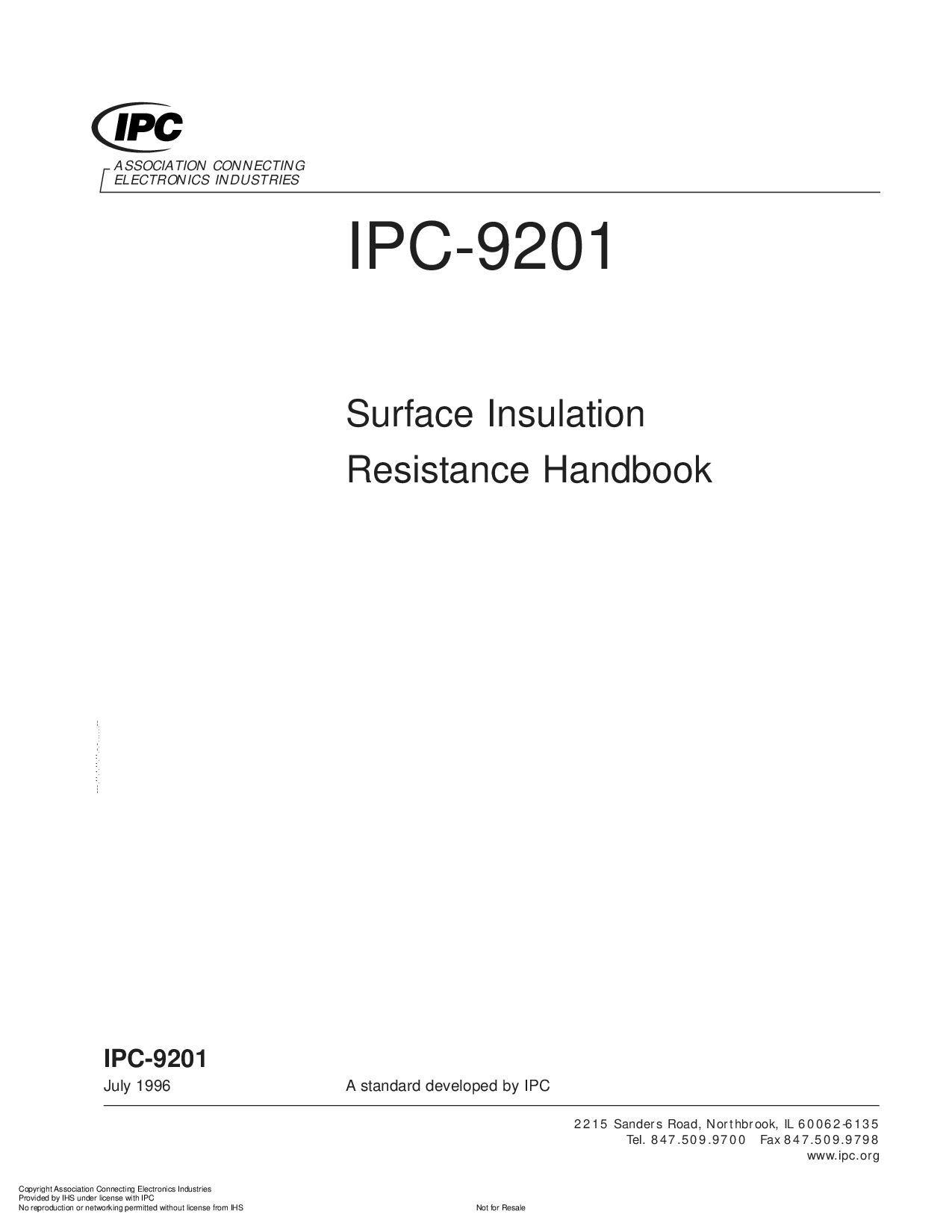 IPC 9201-1996封面图