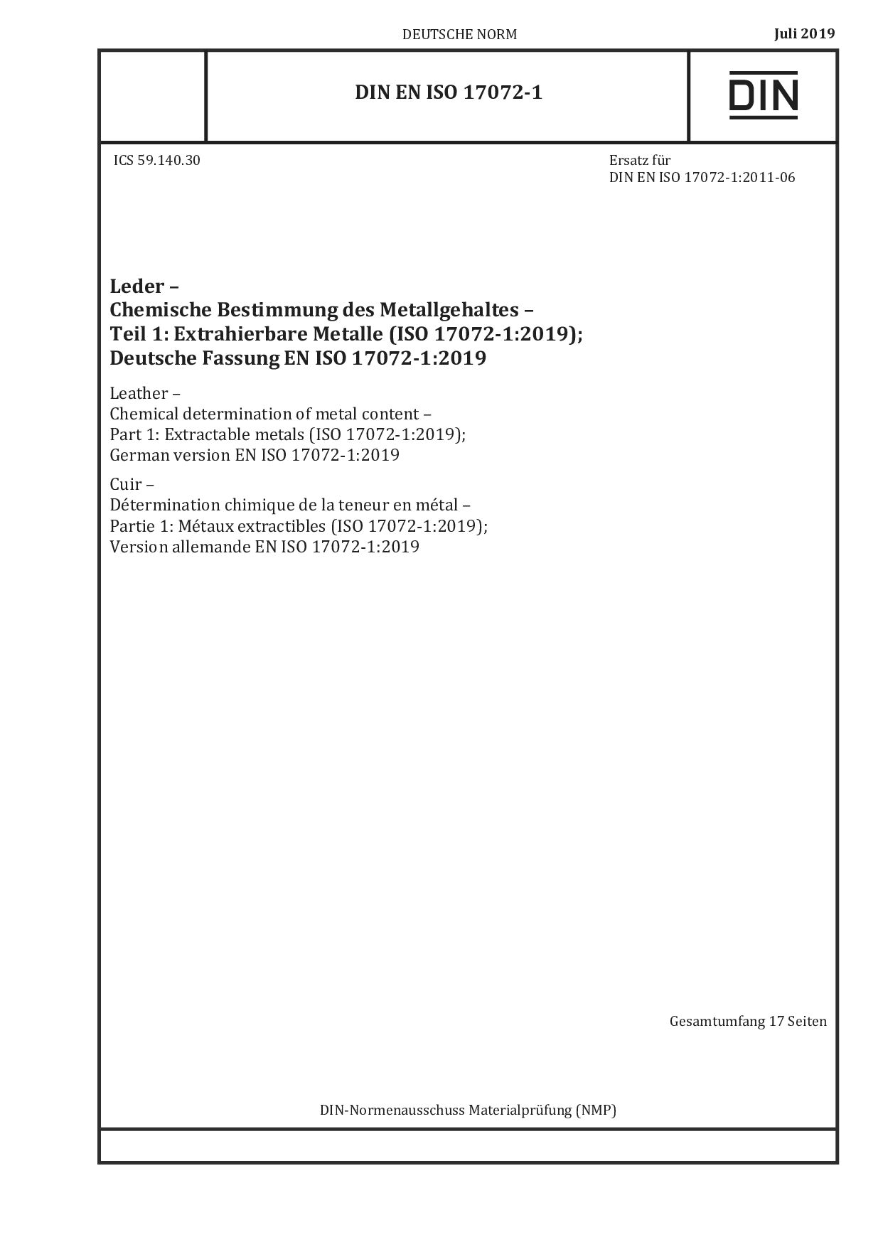 DIN EN ISO 17072-1:2019-07封面图