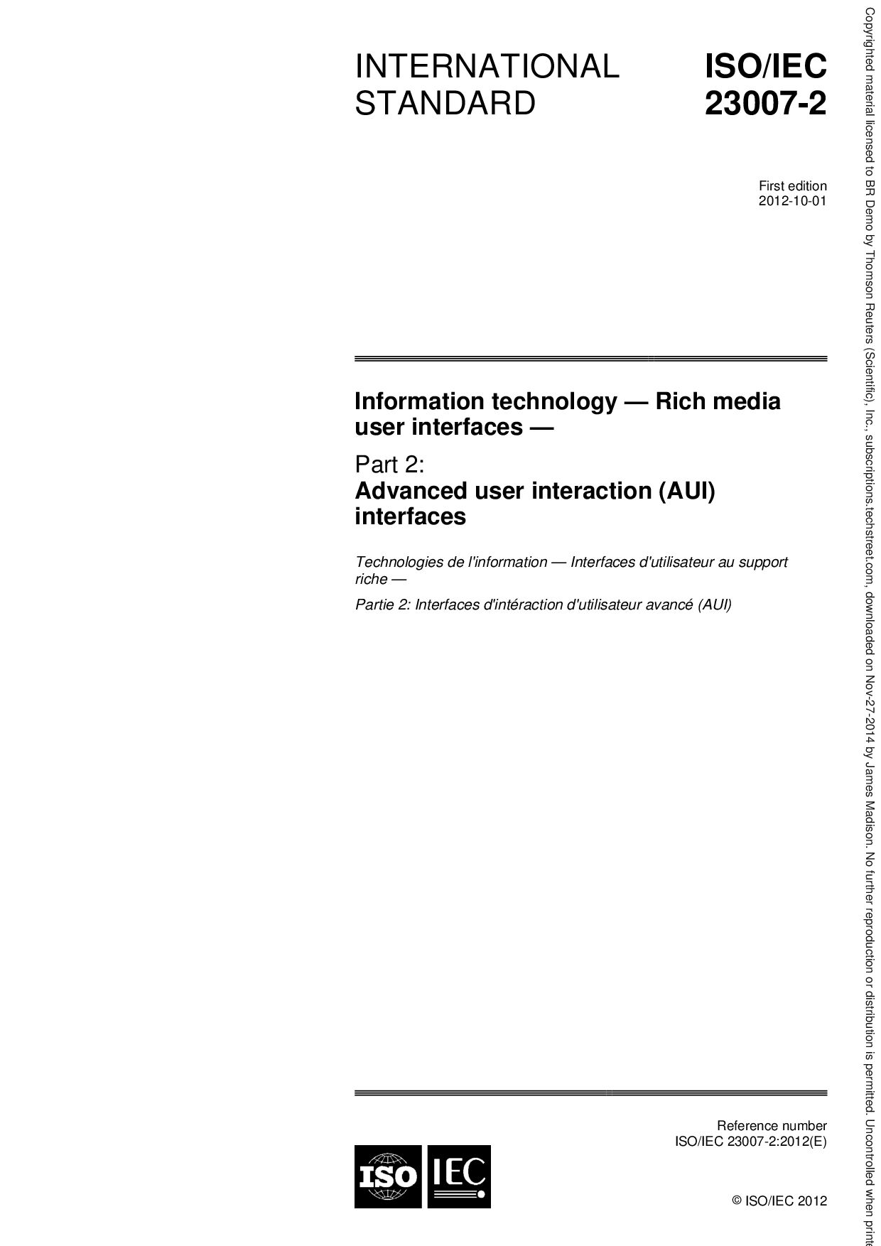 ISO/IEC 23007-2:2012