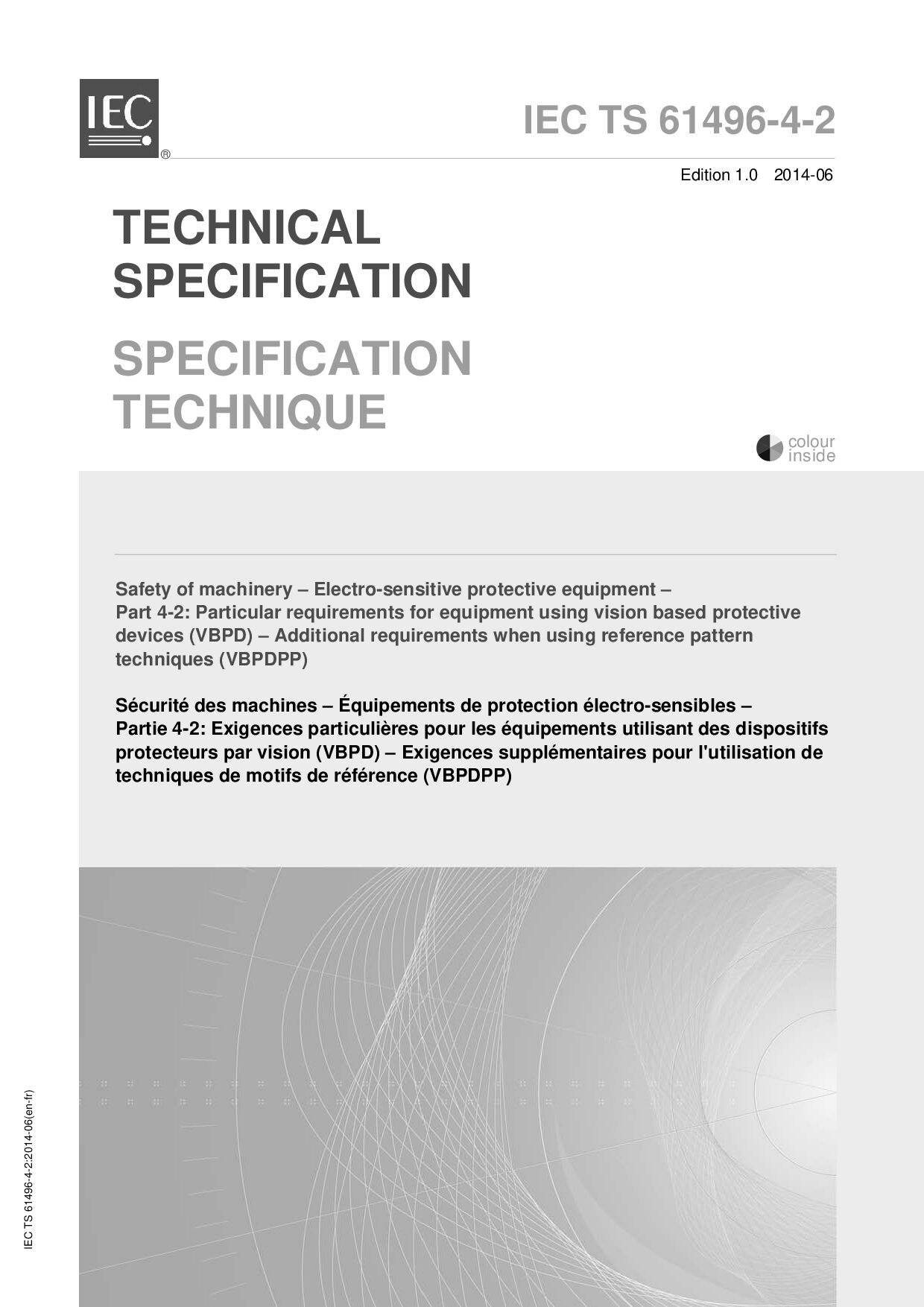 IEC TS 61496-4-2:2014封面图