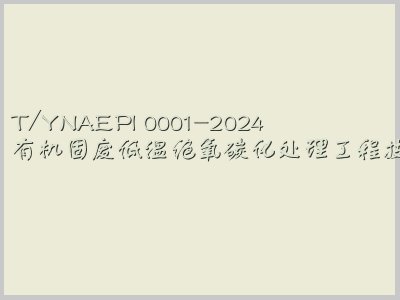T/YNAEPI 0001-2024