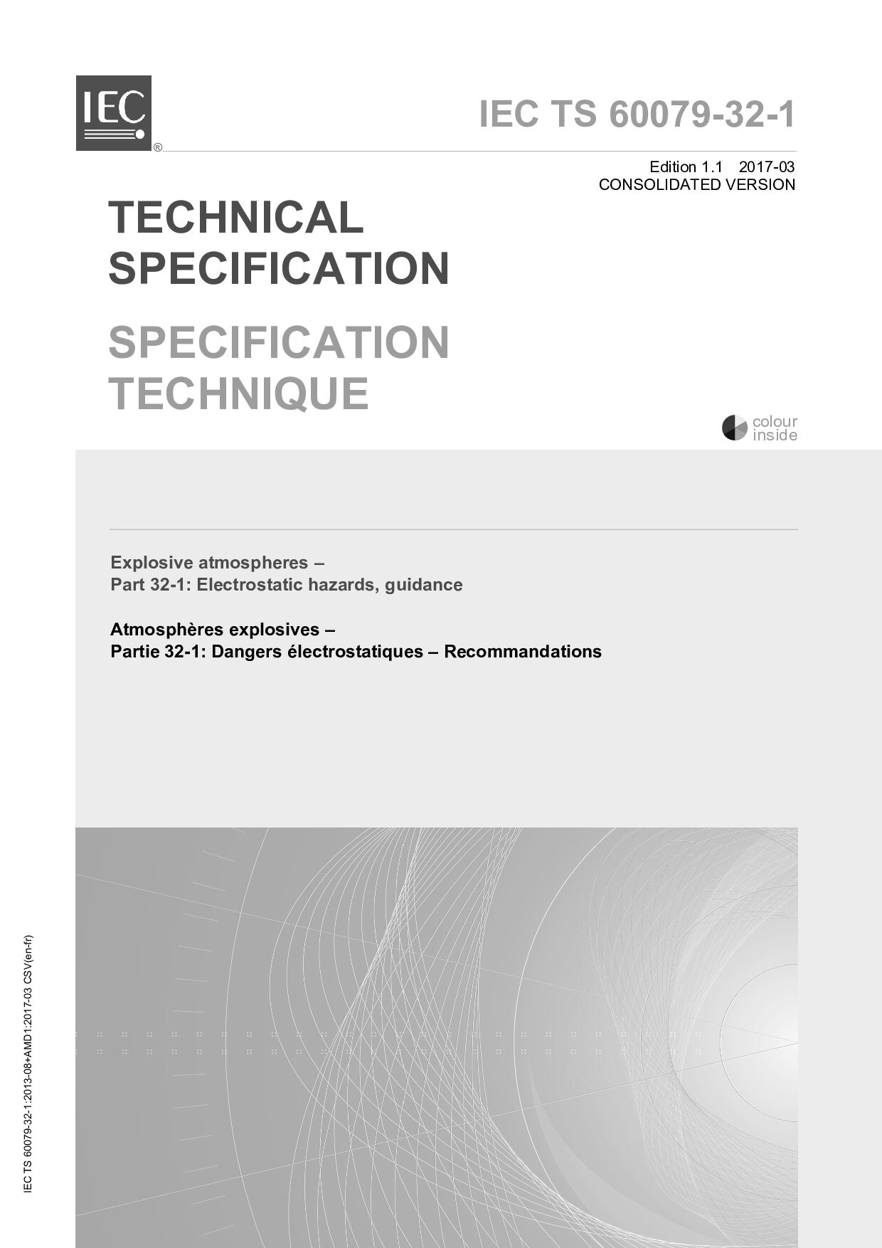 IEC TS 60079-32-1:2013+AMD1:2017 CSV封面图