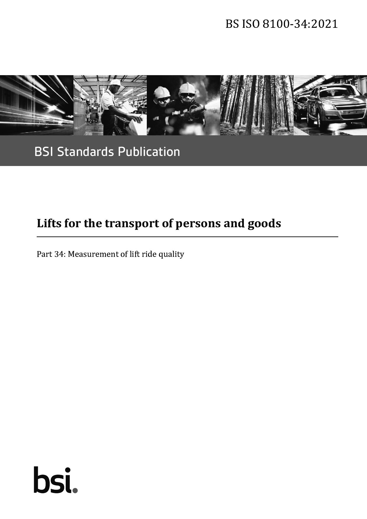 BS ISO 8100-34:2021封面图