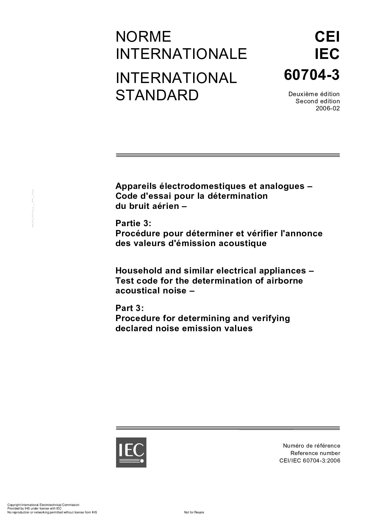 IEC 60704-3:2006封面图