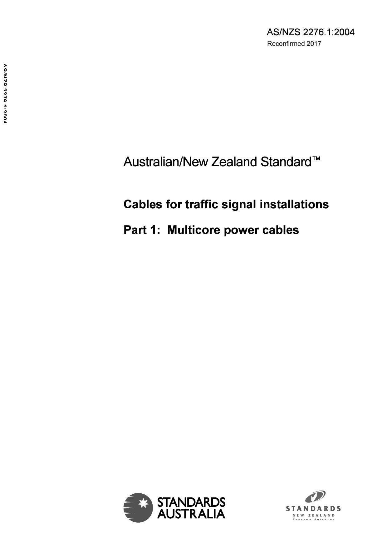 AS/NZS 2276.1:2004(R2017)封面图