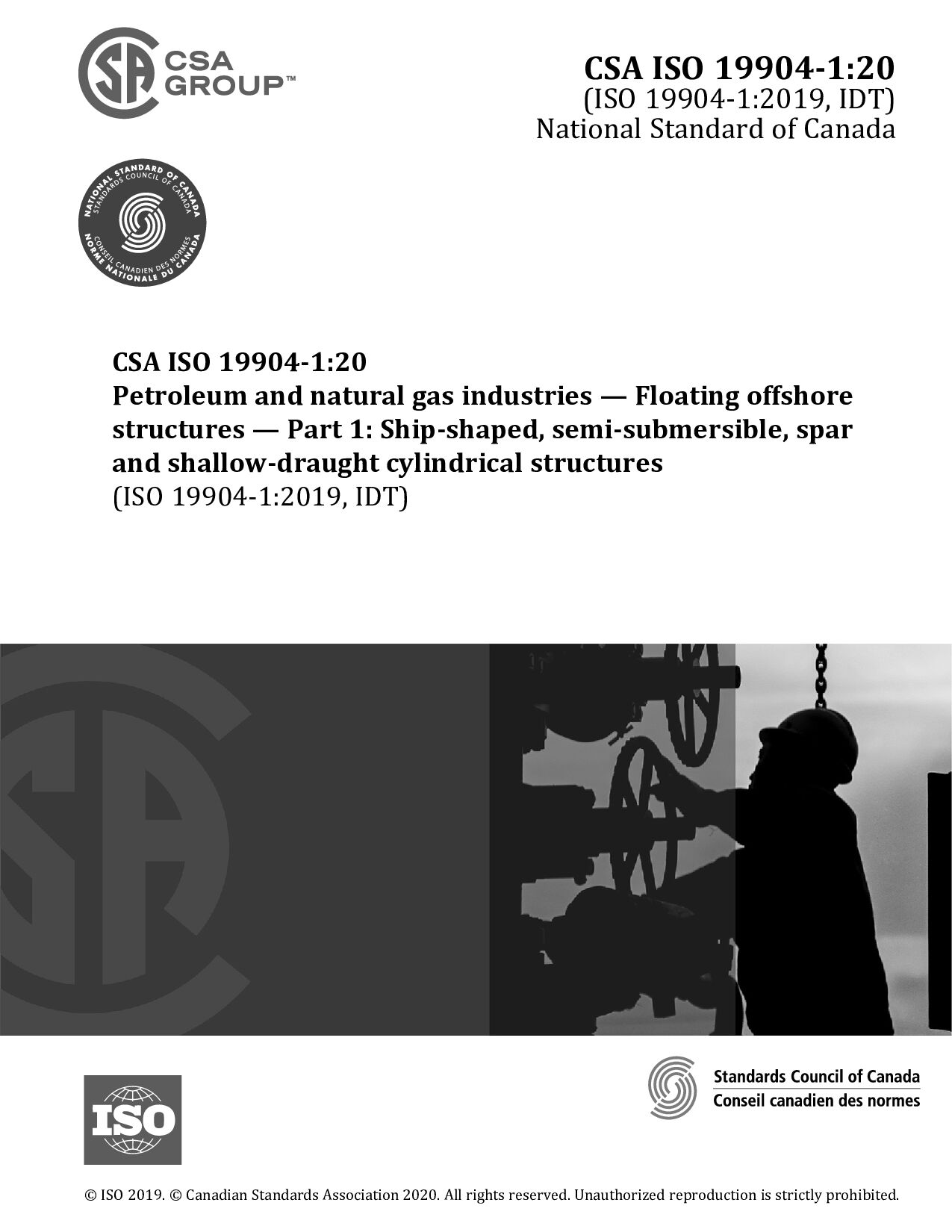 CSA ISO 19904-1:2020