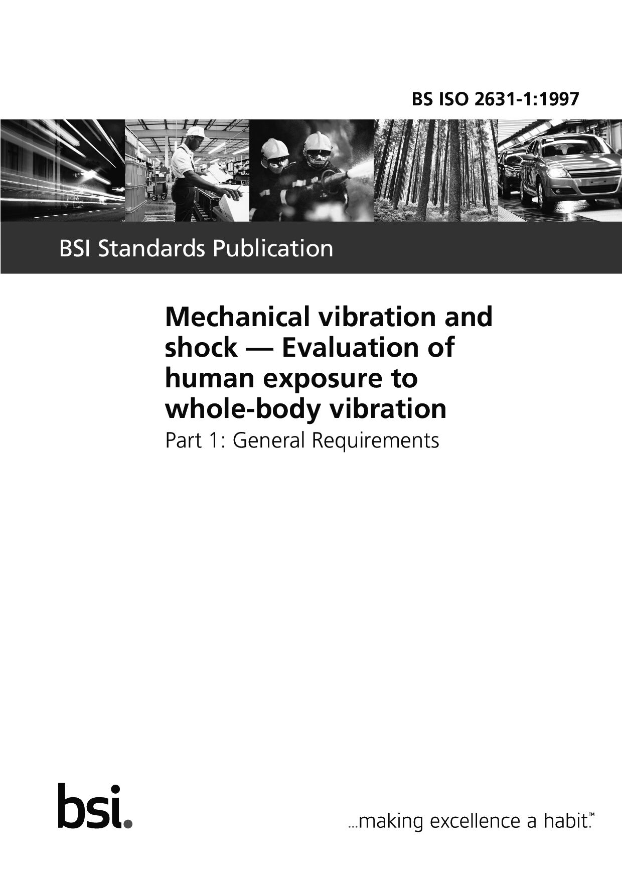 BS ISO 2631-1:1997封面图