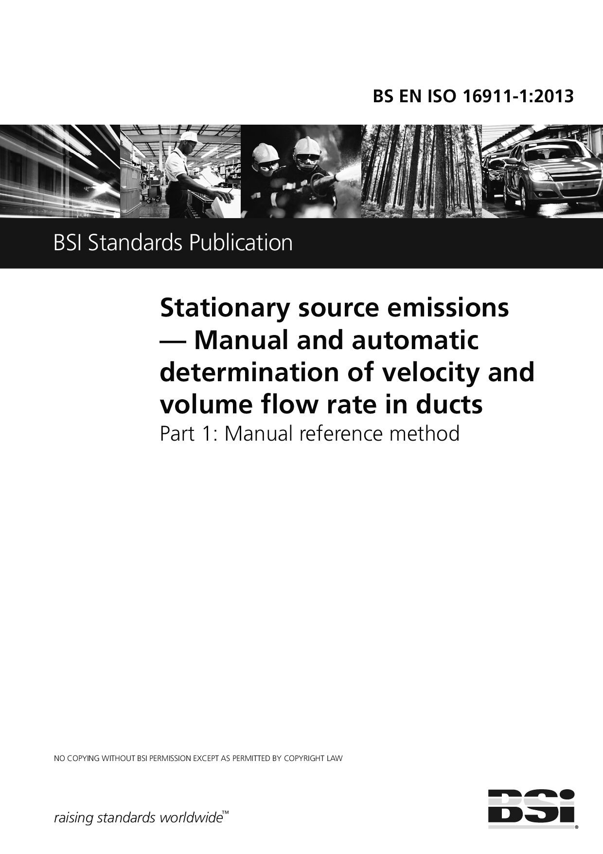 BS EN ISO 16911-1:2013
