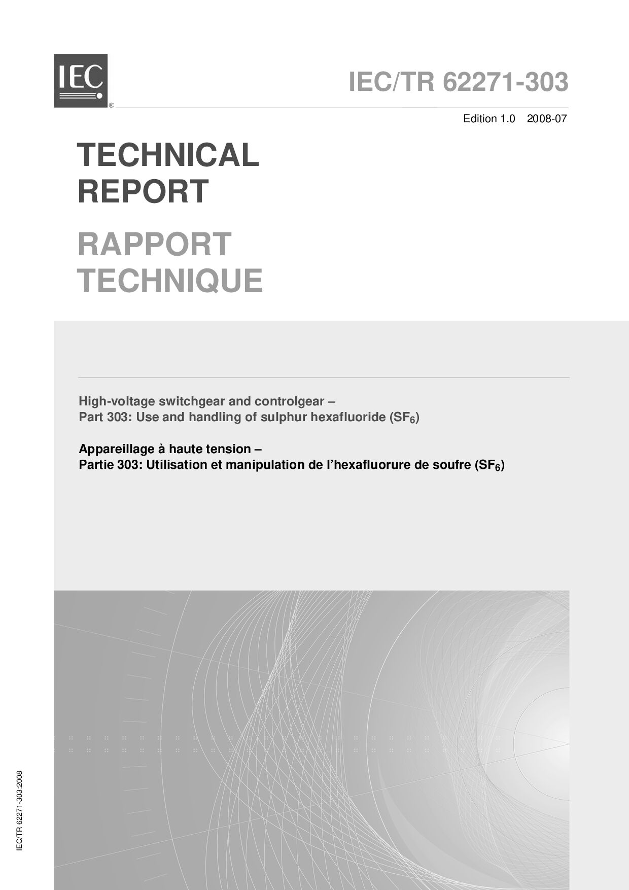 IEC TR 62271-303:2008封面图