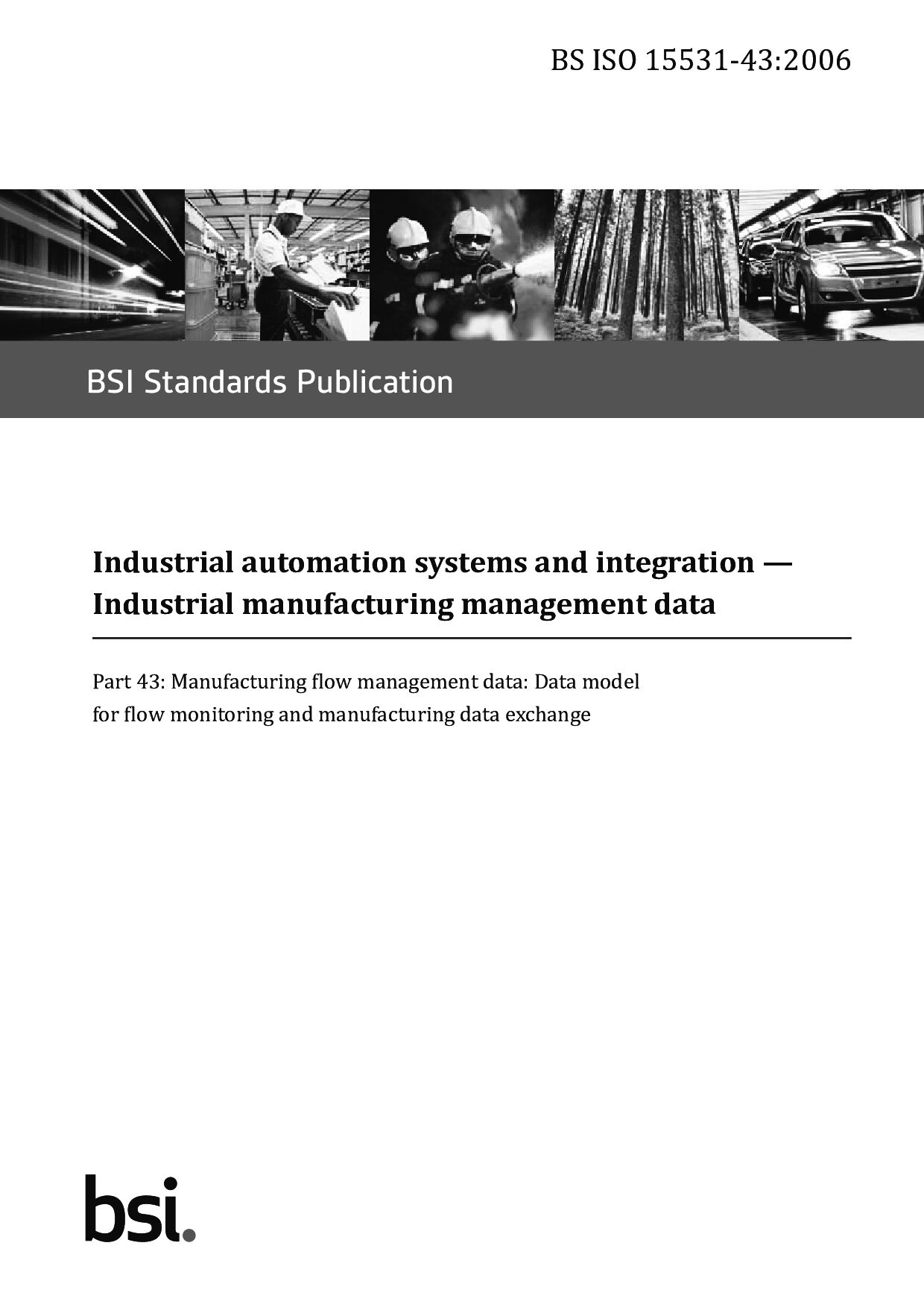 BS ISO 15531-43:2006封面图