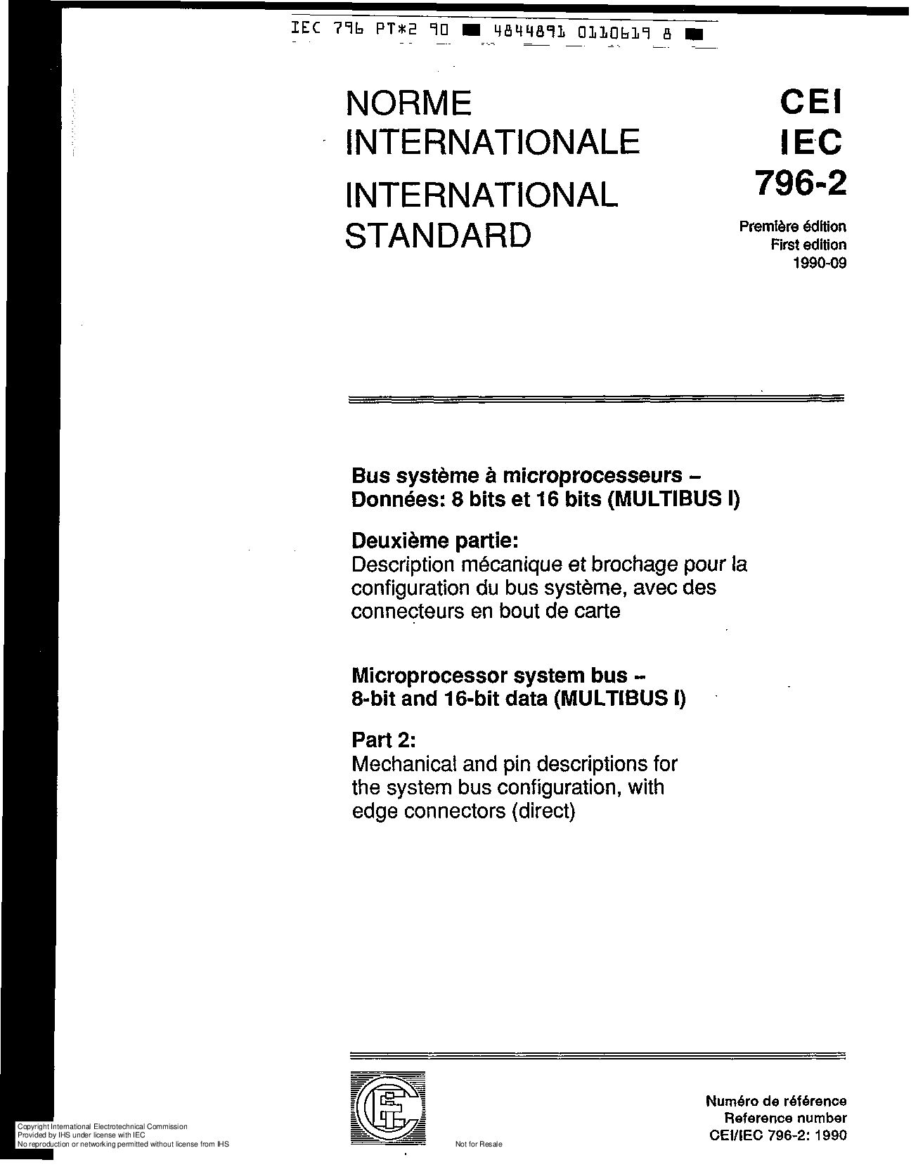 IEC 60796-2:1990封面图