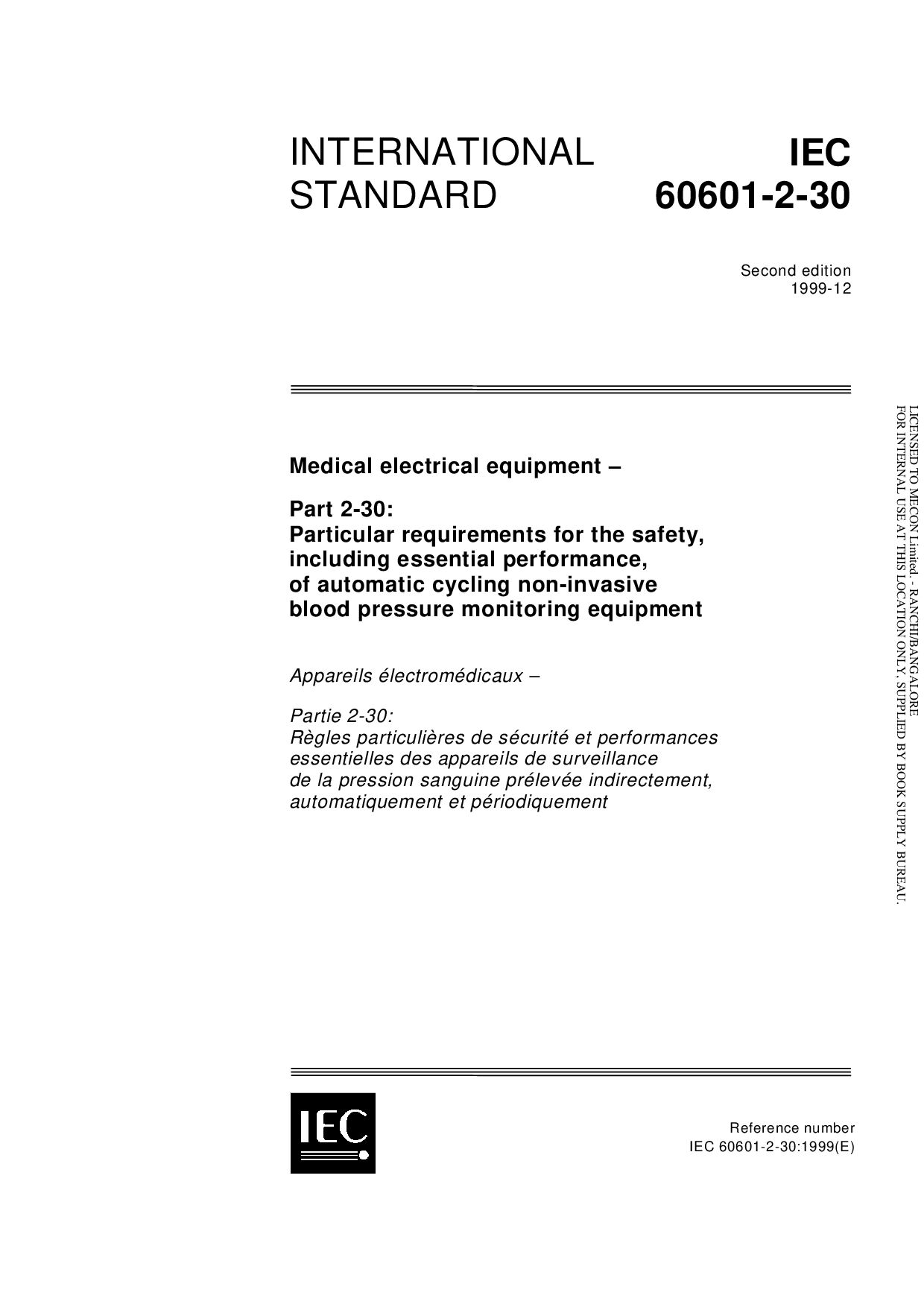 IEC 60601-2-30:1999