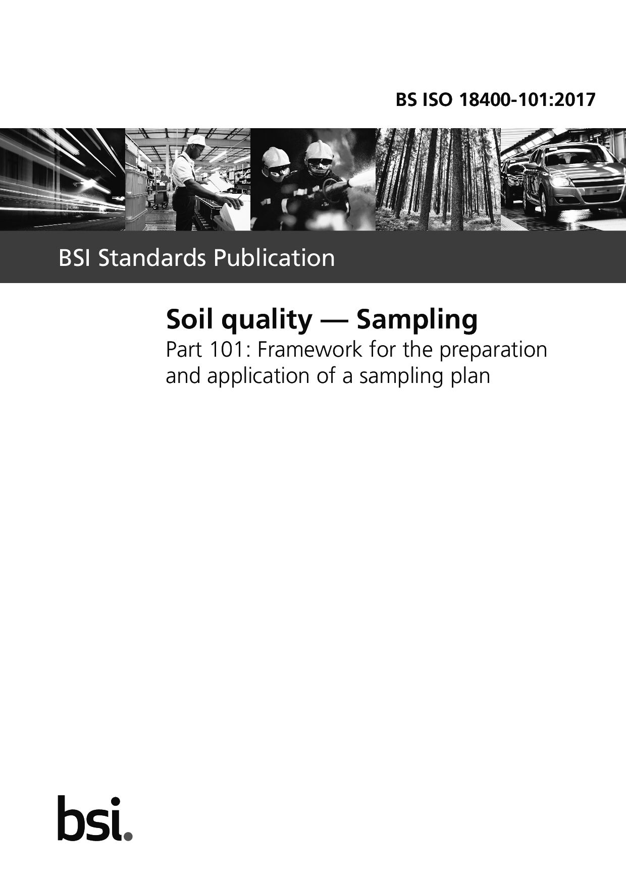 BS ISO 18400-101:2017封面图