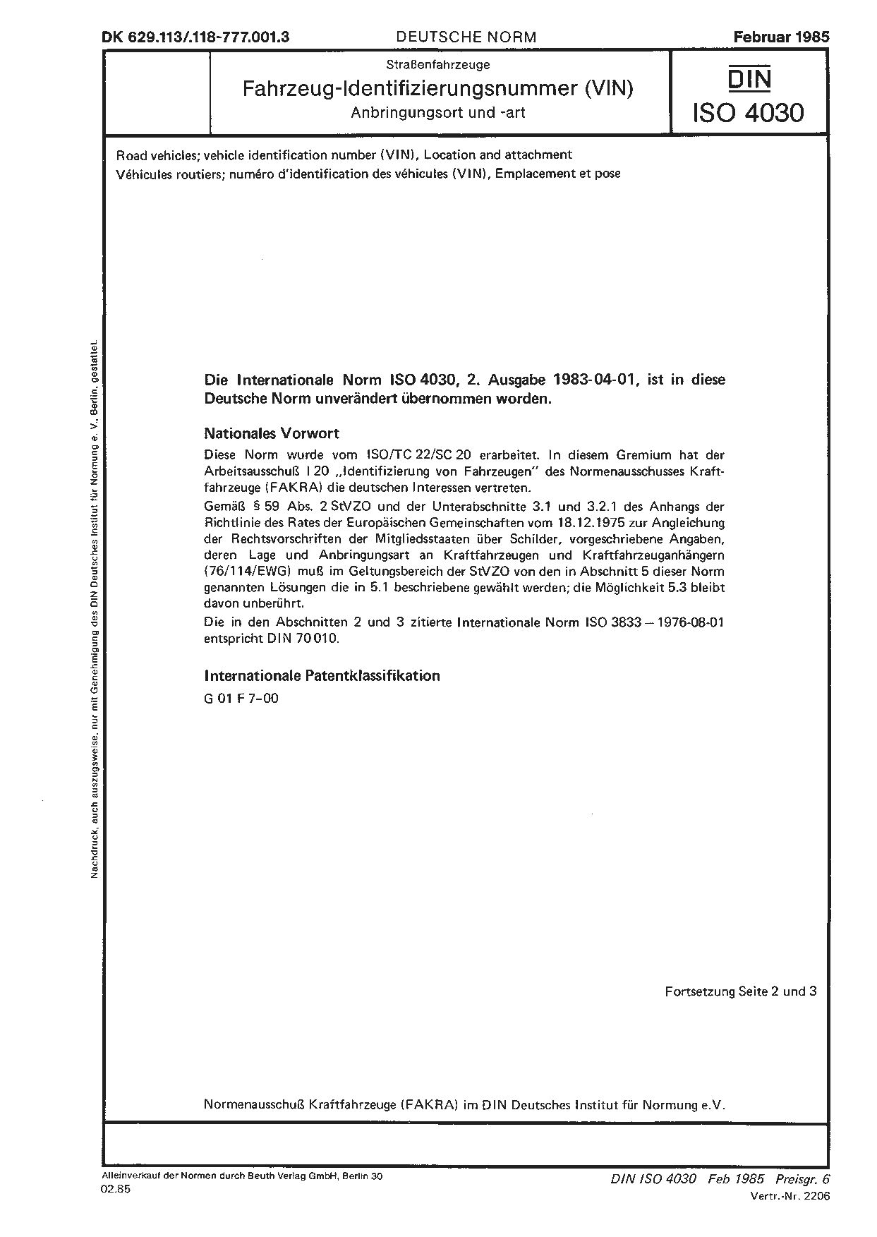 DIN ISO 4030:1985封面图