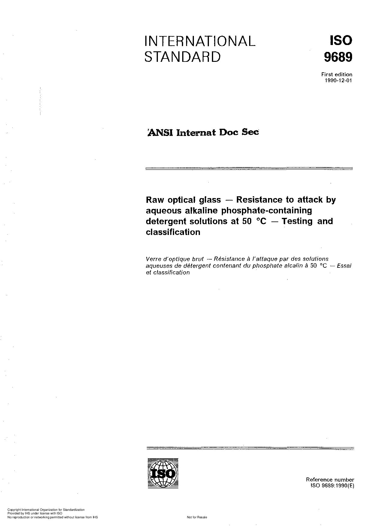 ISO 9689:1990封面图