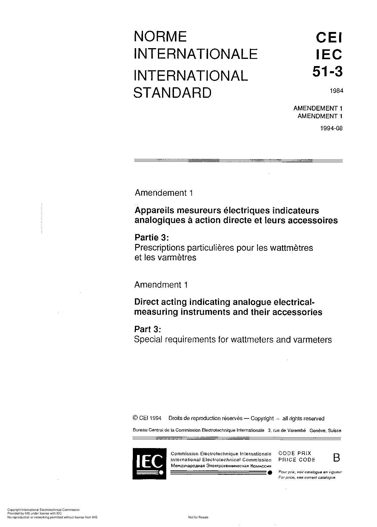 IEC 60051-3:1984封面图