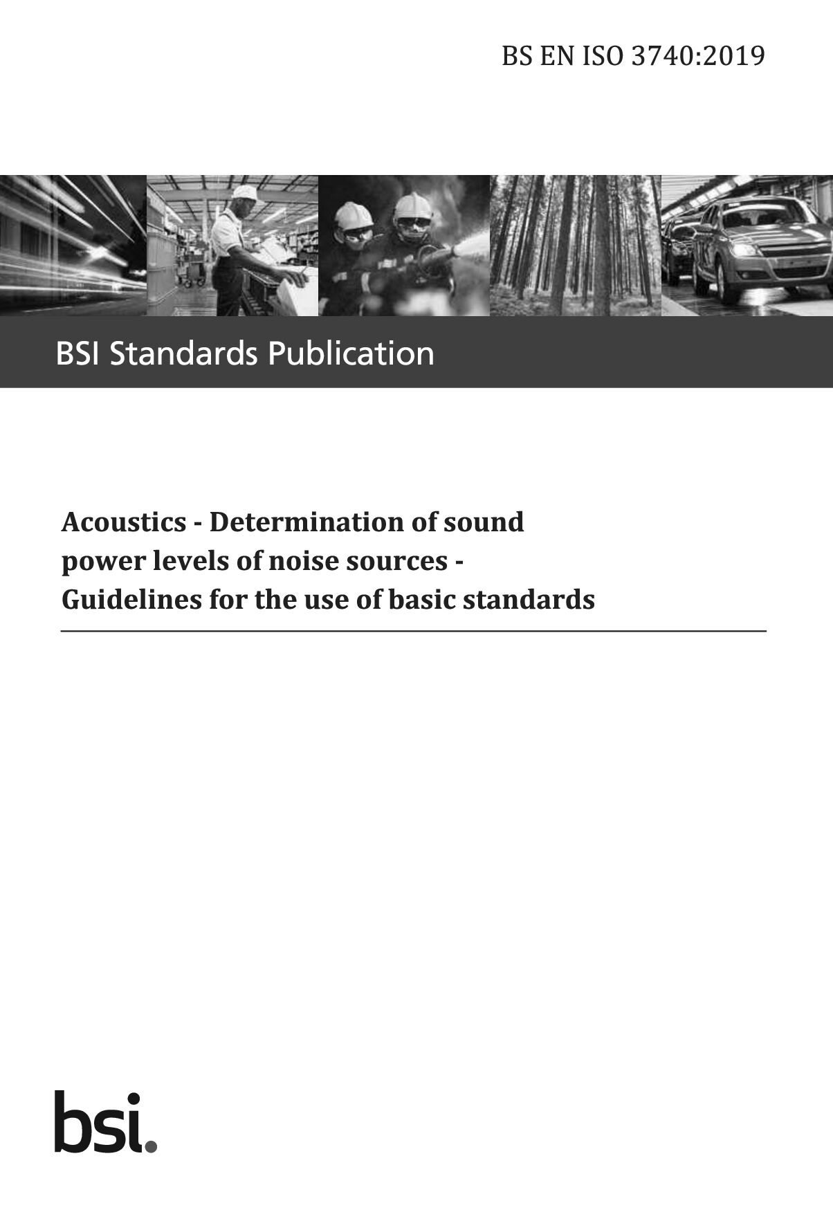 BS EN ISO 3740:2019封面图
