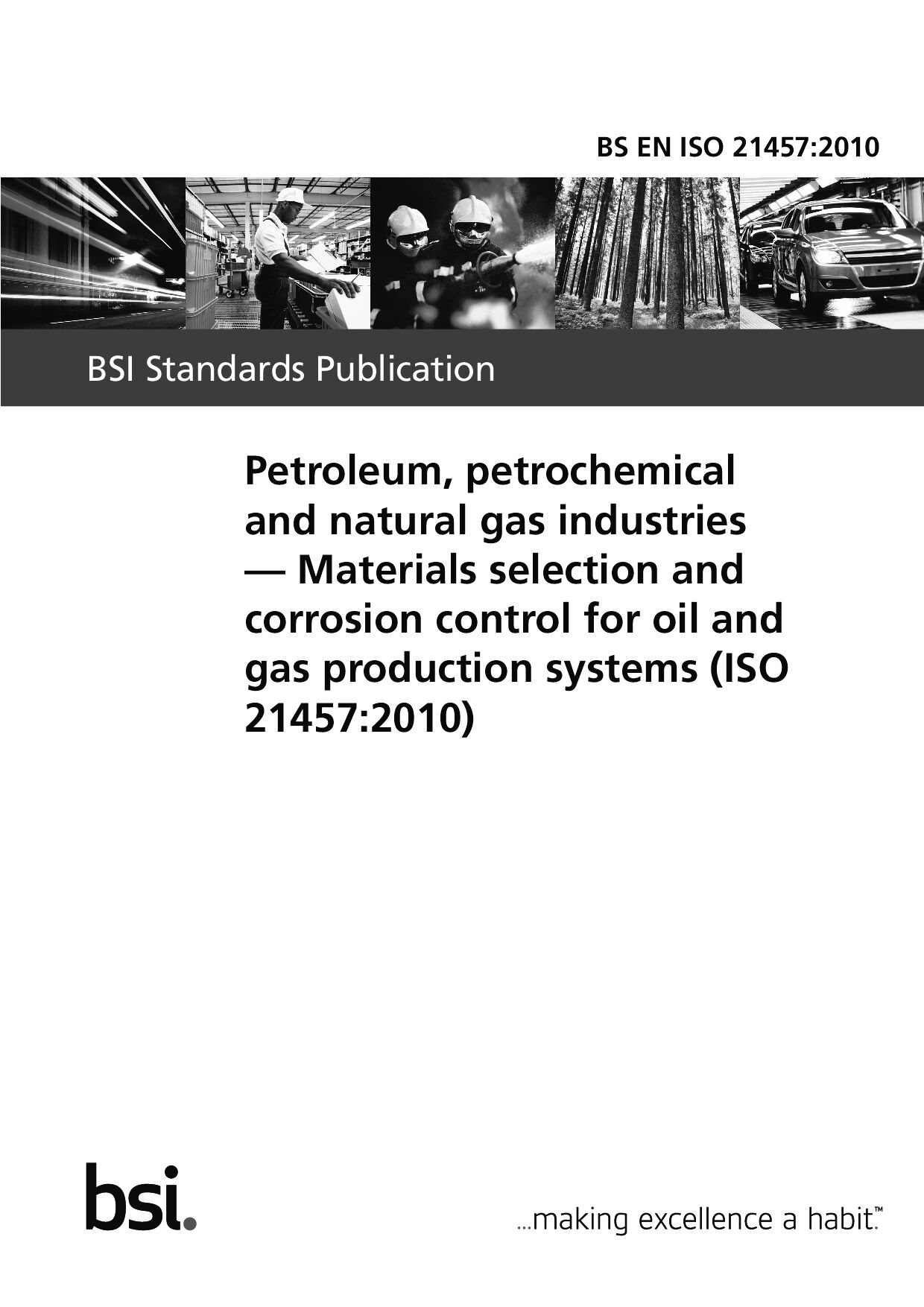 BS EN ISO 21457:2010封面图