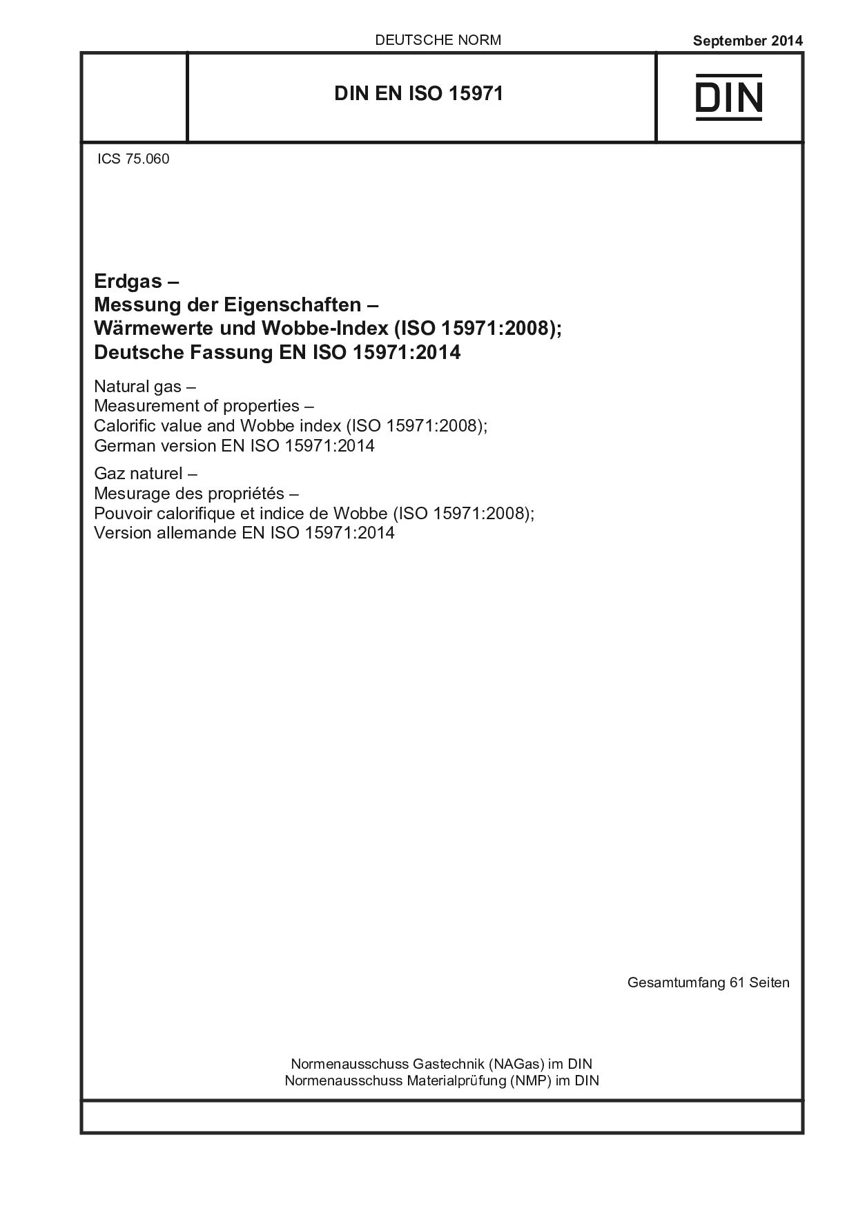 DIN EN ISO 15971:2014封面图