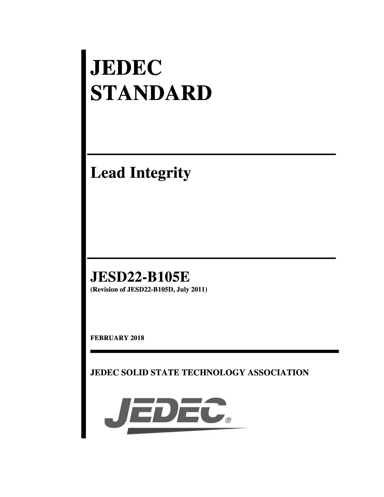 JEDEC JESD22-B105E-2018