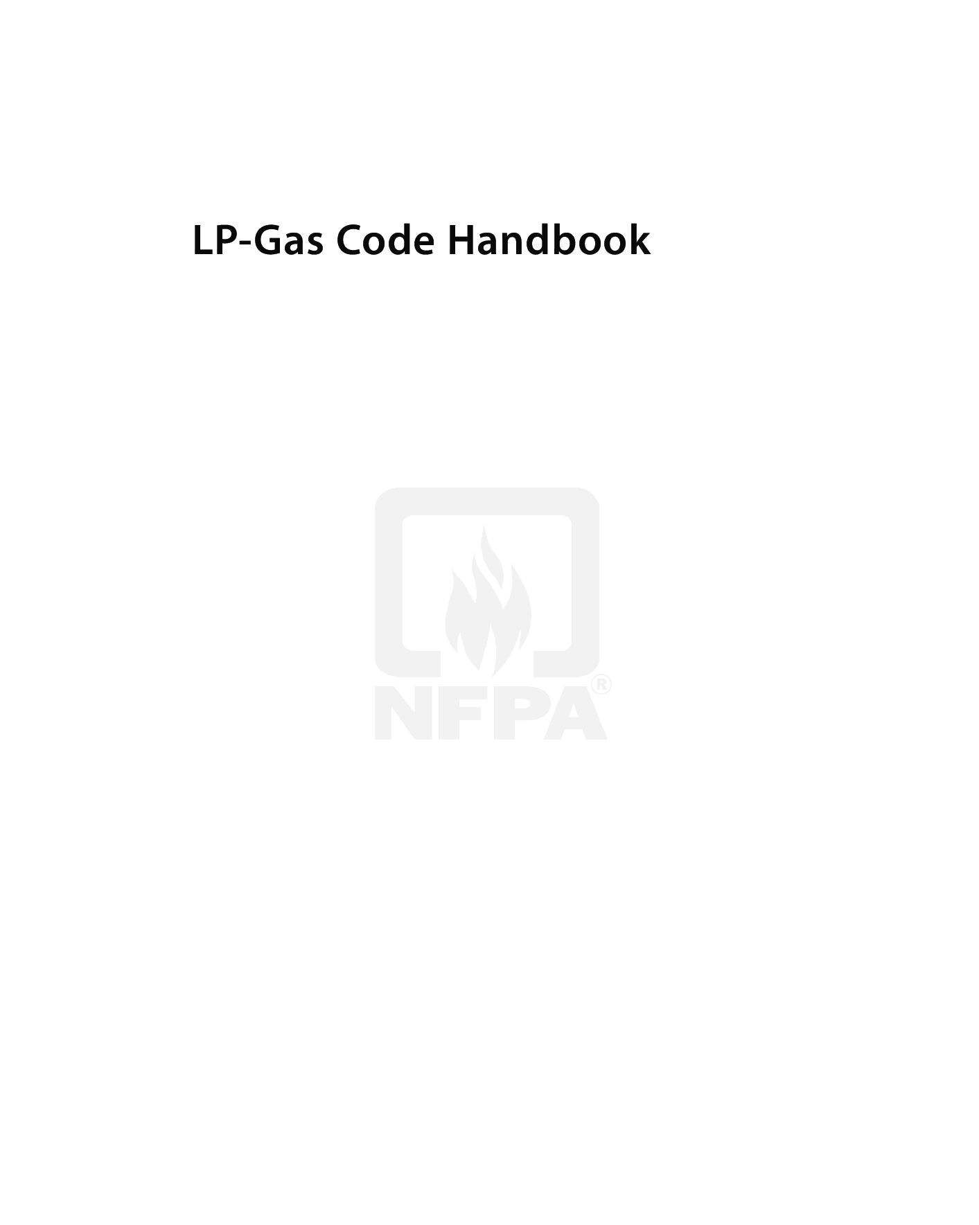 NFPA 58-2020 Handbook封面图