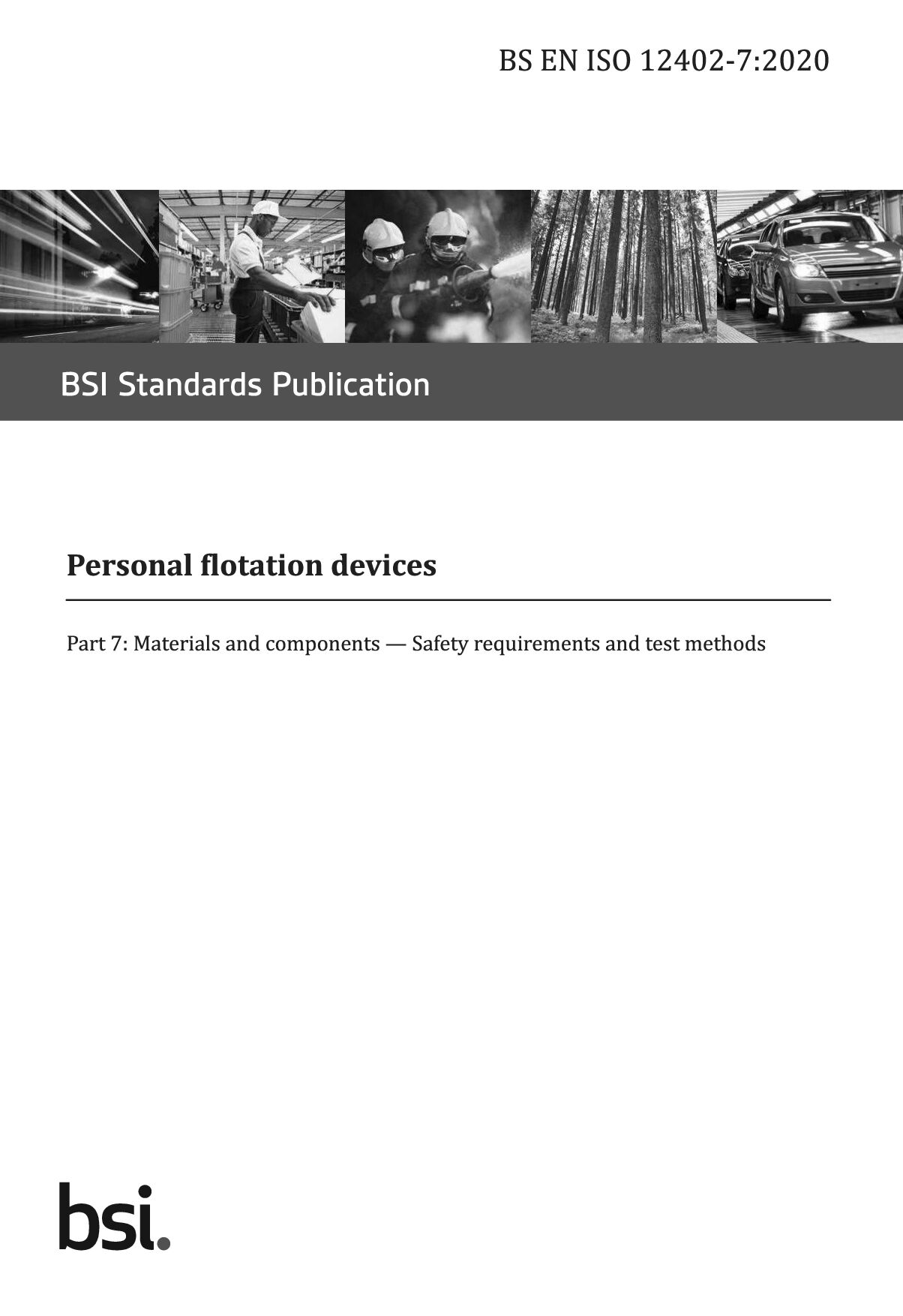 BS EN ISO 12402-7:2020封面图