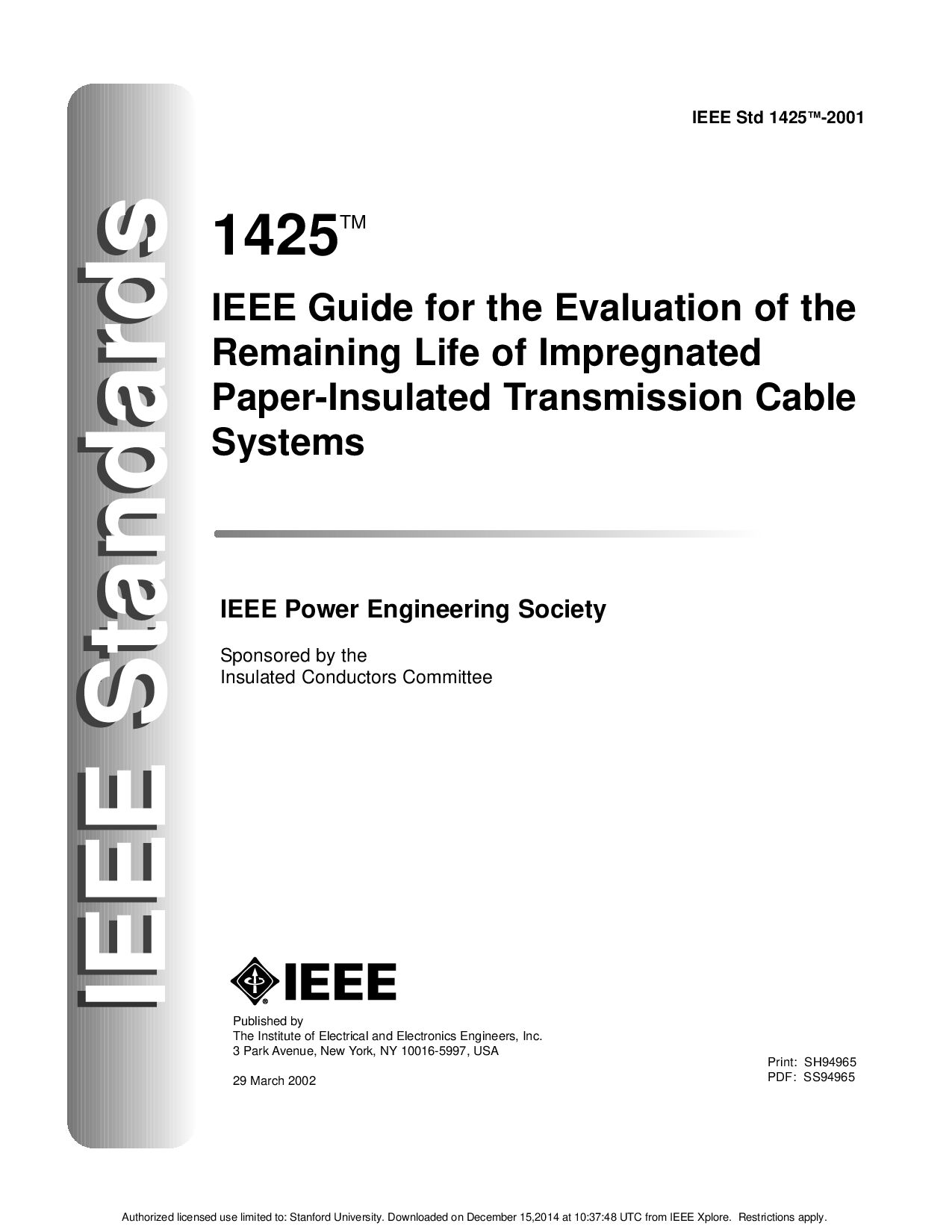IEEE Std 1425-2001(R2007)
